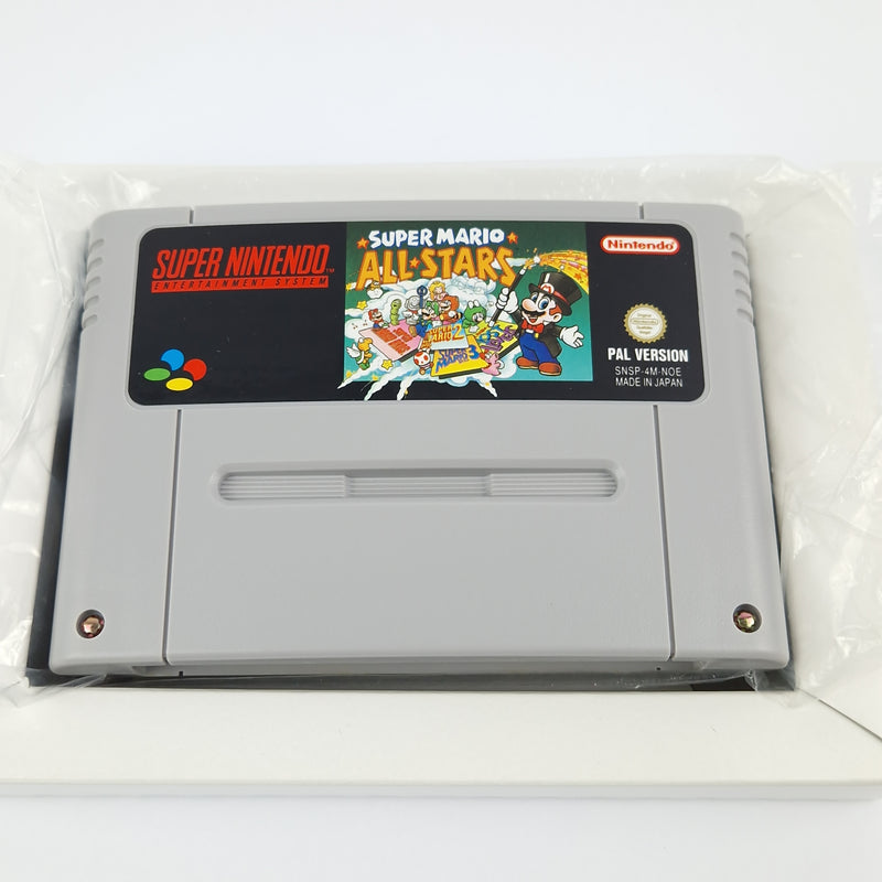 Super Nintendo Spiel : Super Mario Allstars - Modul Anleitung OVP cib / SNES PAL