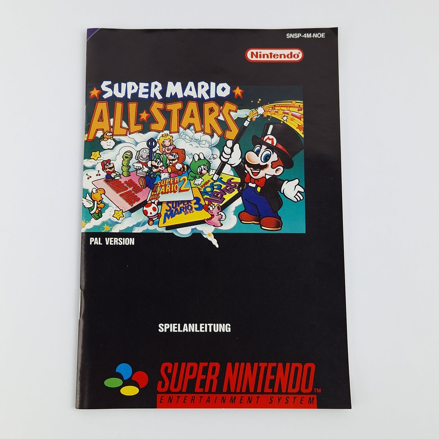 Super Nintendo Spiel : Super Mario Allstars - Modul Anleitung OVP cib / SNES PAL