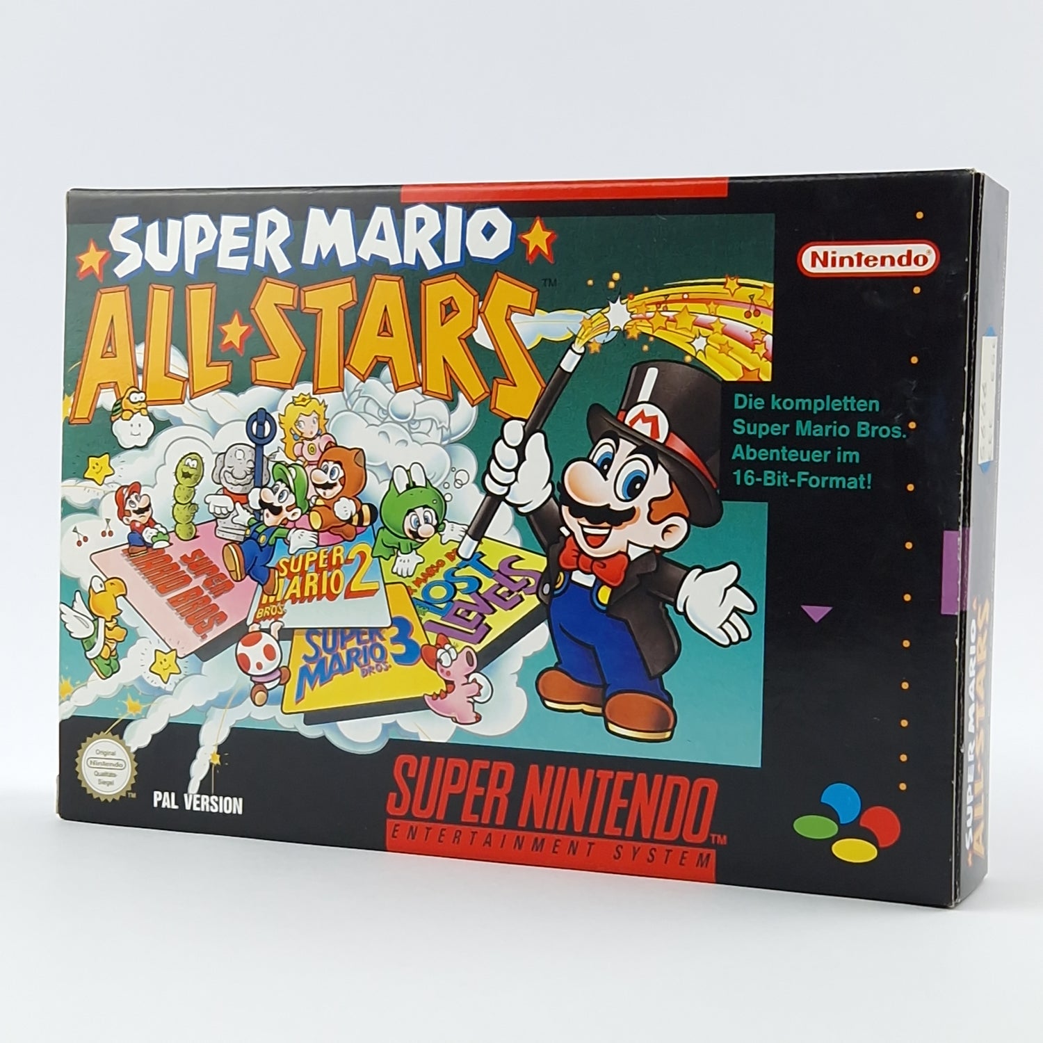 Super Nintendo Spiel : Super Mario Allstars - Modul Anleitung OVP cib / SNES PAL