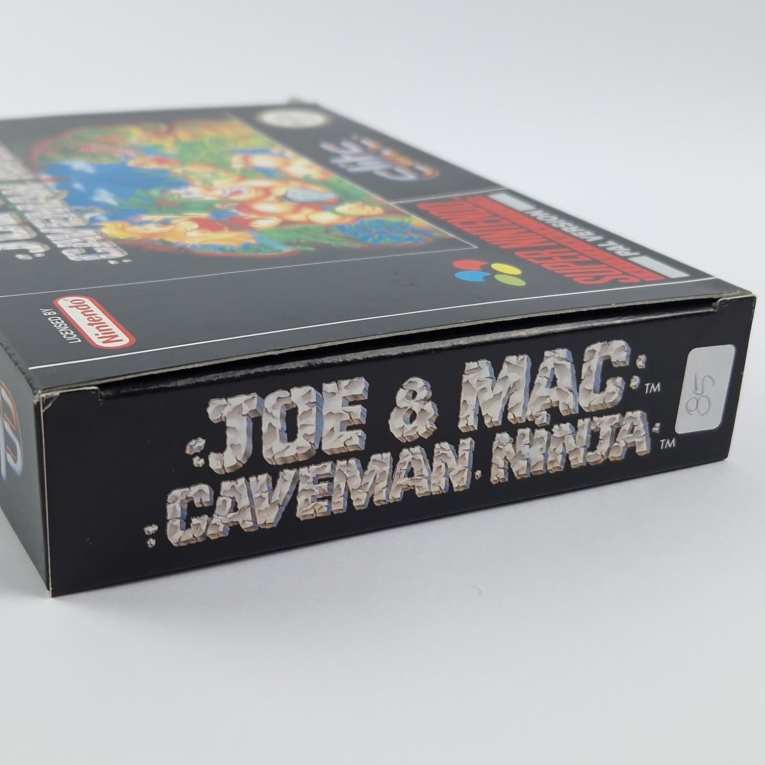 Super Nintendo Game: Joe & Mac Caveman Ninja - Module Instructions OVP cib / SNES