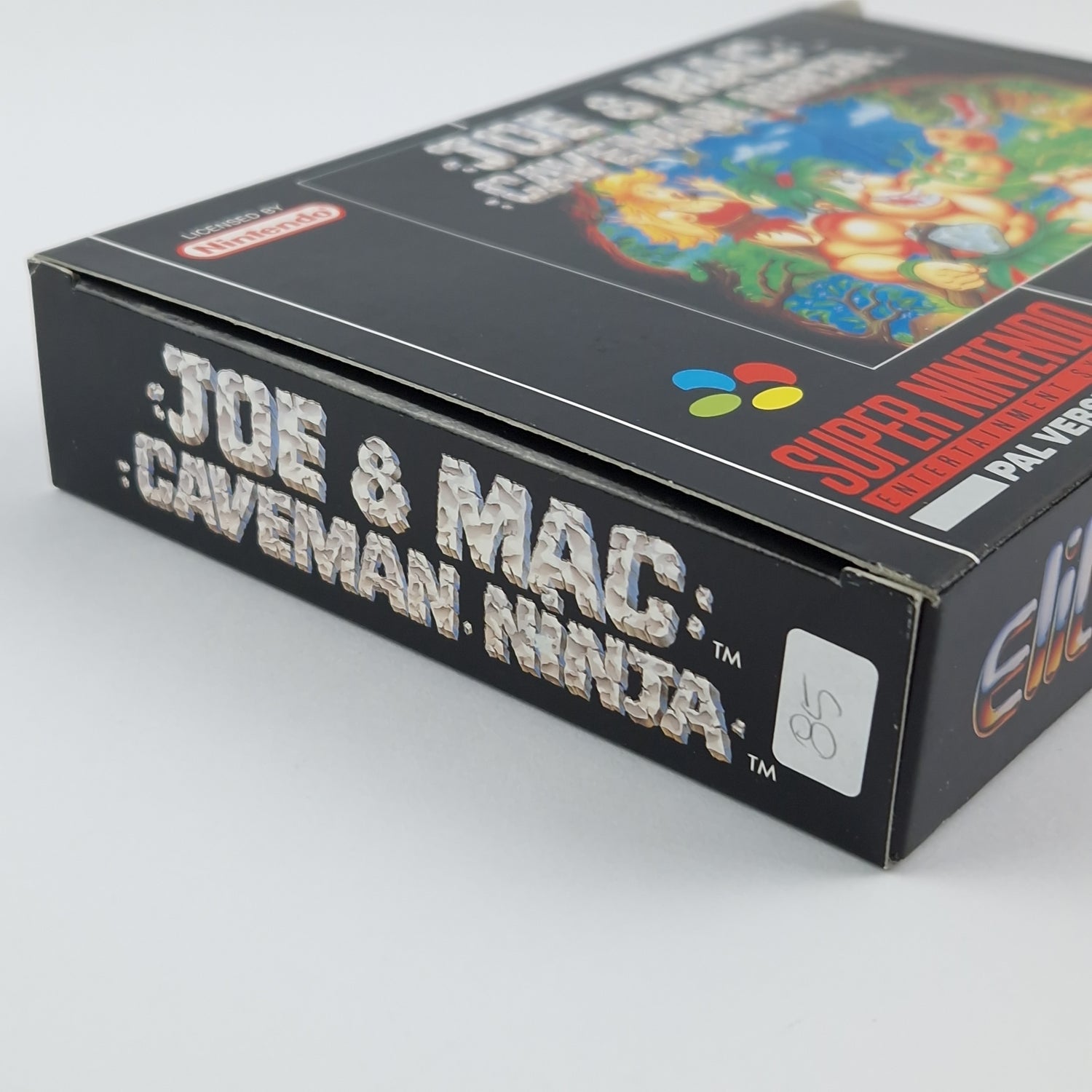 Super Nintendo Game: Joe & Mac Caveman Ninja - Module Instructions OVP cib / SNES