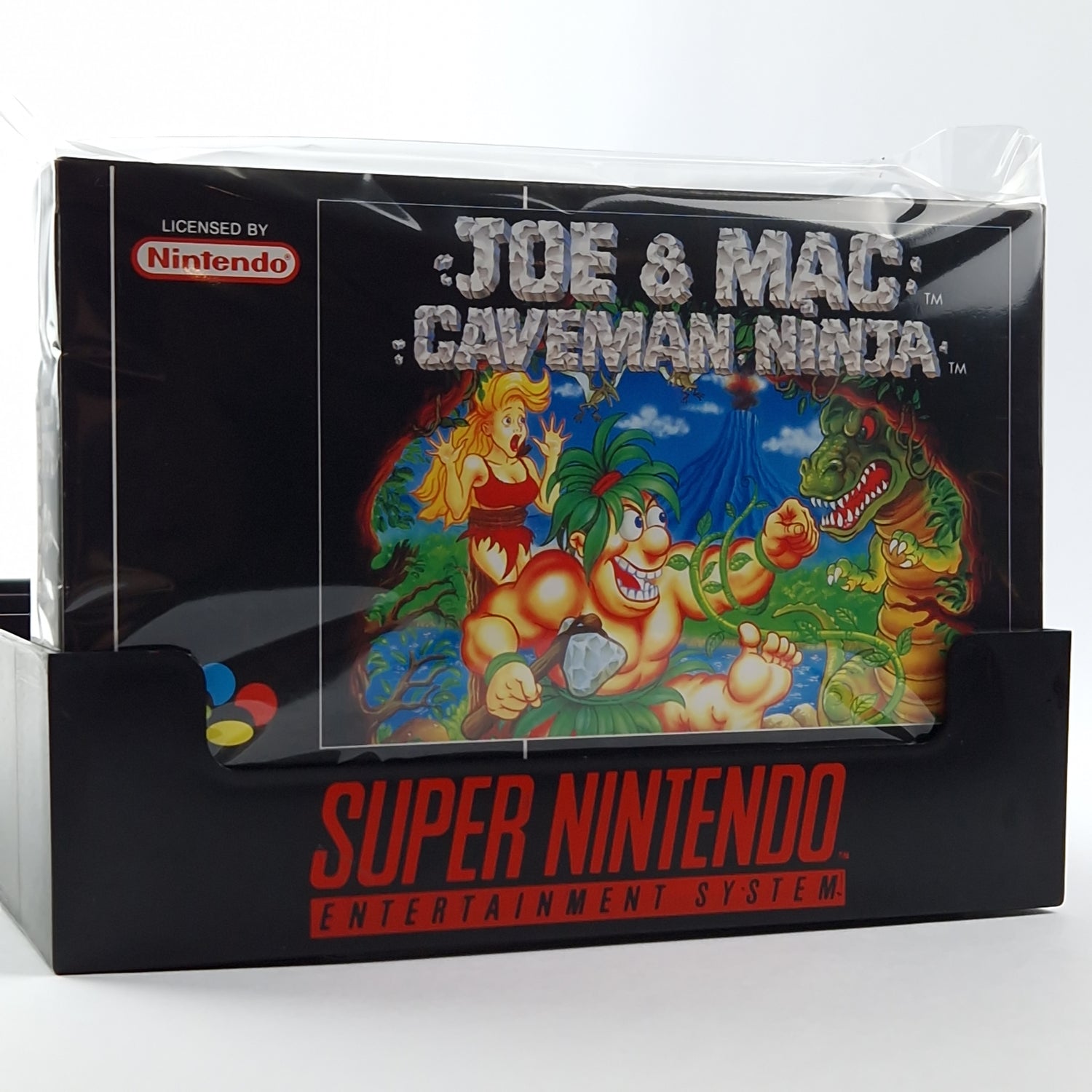 Super Nintendo Game: Joe & Mac Caveman Ninja - Module Instructions OVP cib / SNES