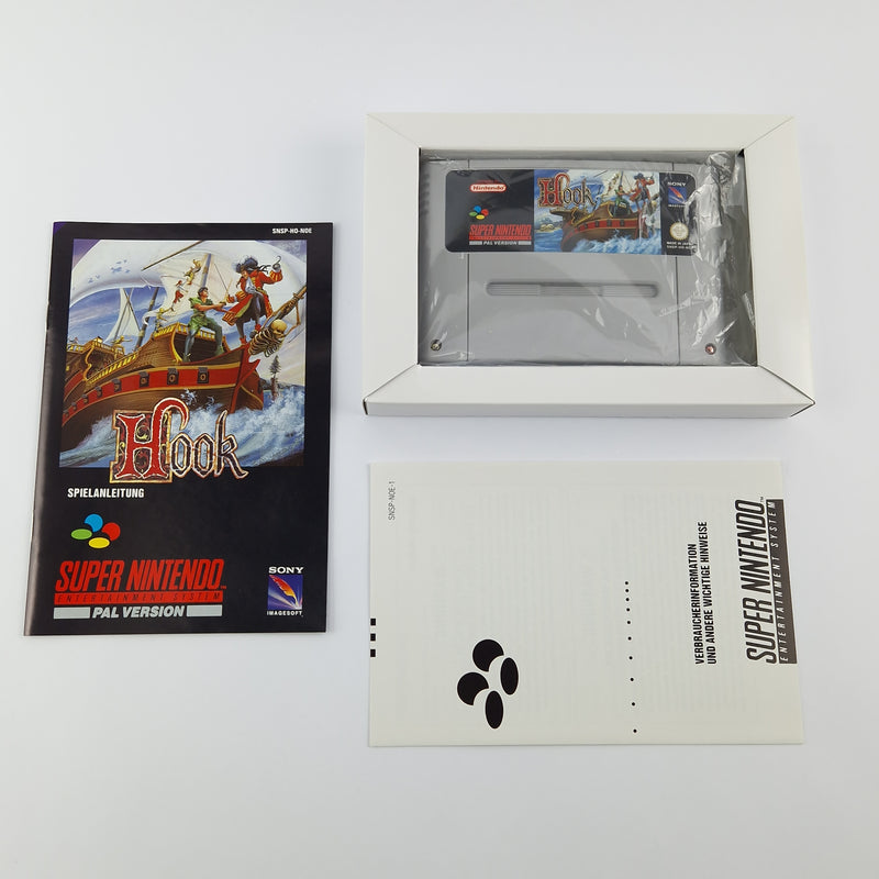 Super Nintendo Game: Hook - Module Instructions OVP cib / SNES Captain Hook PAL