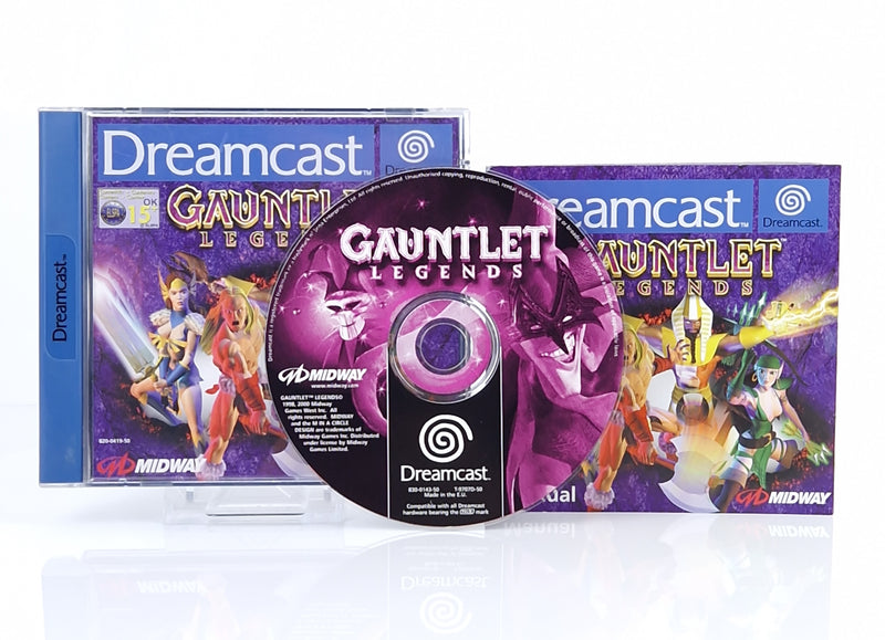 Sega Dreamcast Spiel : Gauntlet Legends - CD Anleitung OVP cib / DC PAL Game