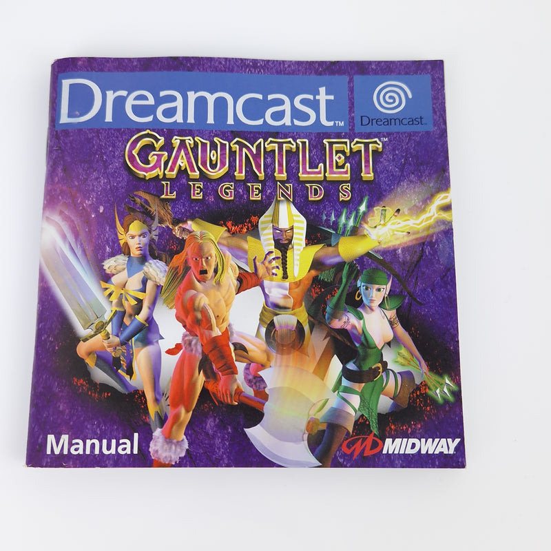 Sega Dreamcast Spiel : Gauntlet Legends - CD Anleitung OVP cib / DC PAL Game