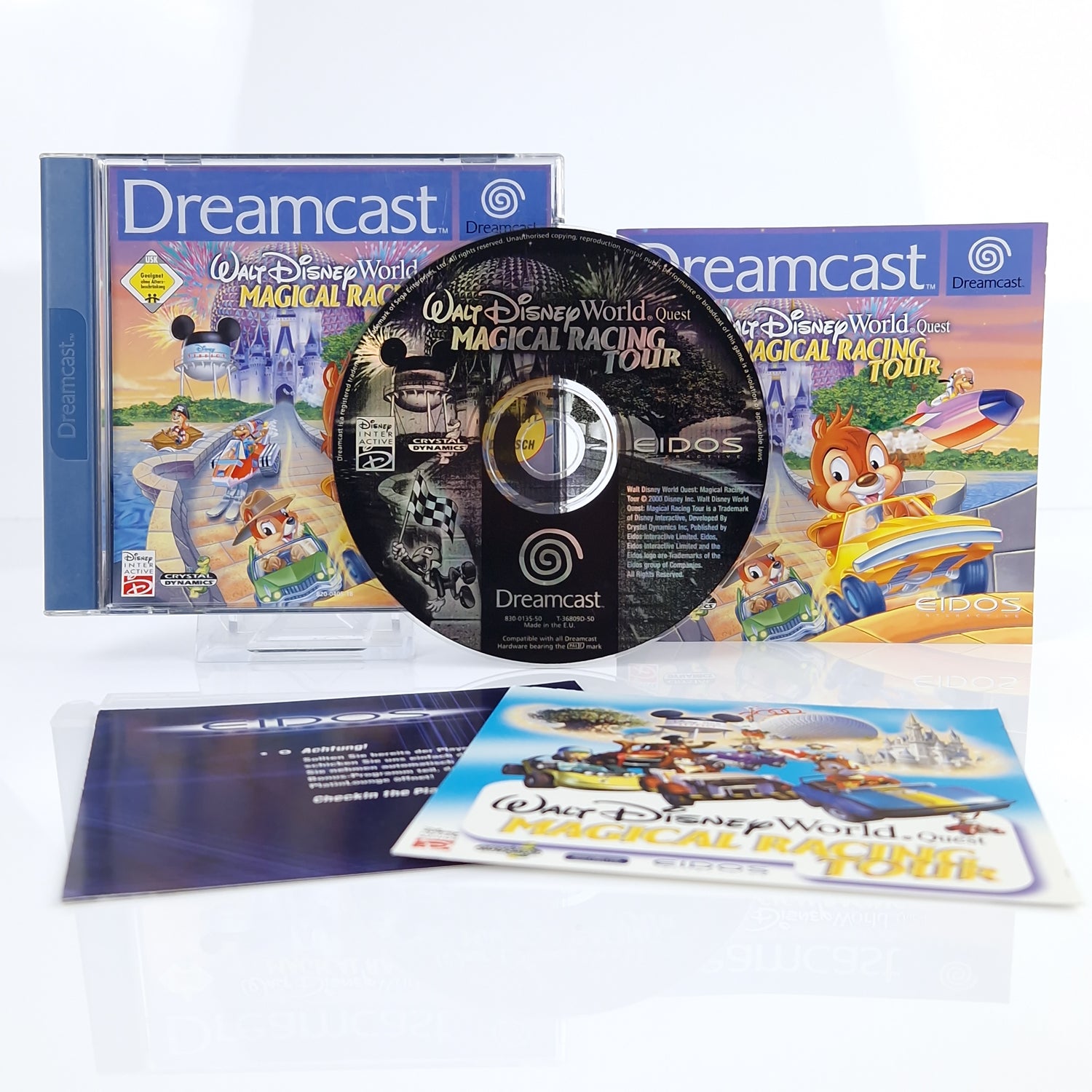 Sega Dreamcast Spiel : Walt Disney World Quest Magical Racing Tour - CD Anl OVP