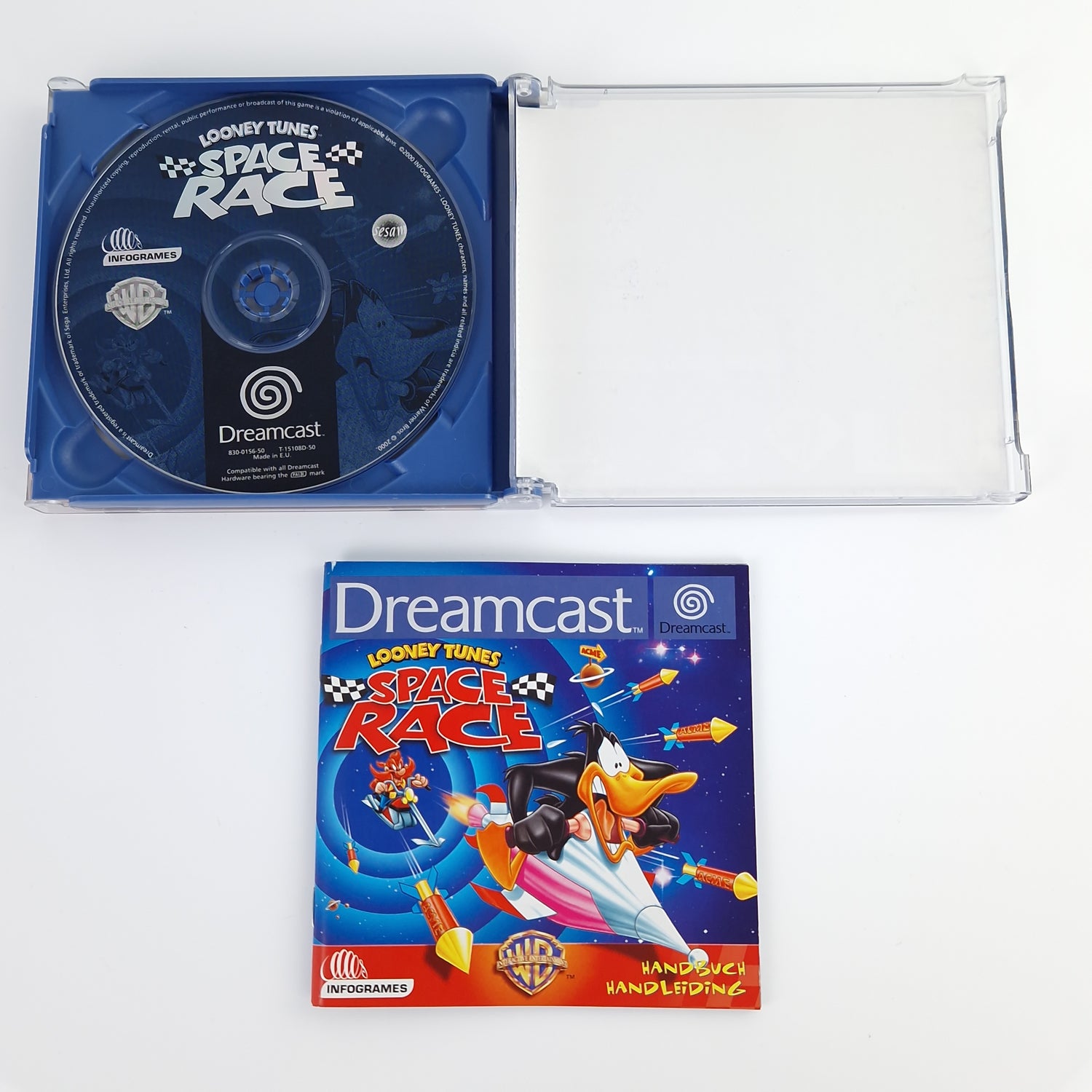 Sega Dreamcast Spiel : Looney Tunes Space Race - CD Anleitung OVP cib | DC PAL