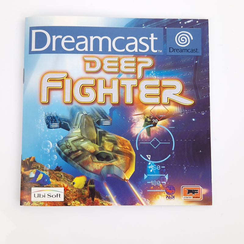 Sega Dreamcast Spiel : Deep Fighter - CD Anleitung OVP cib | DC PAL Game