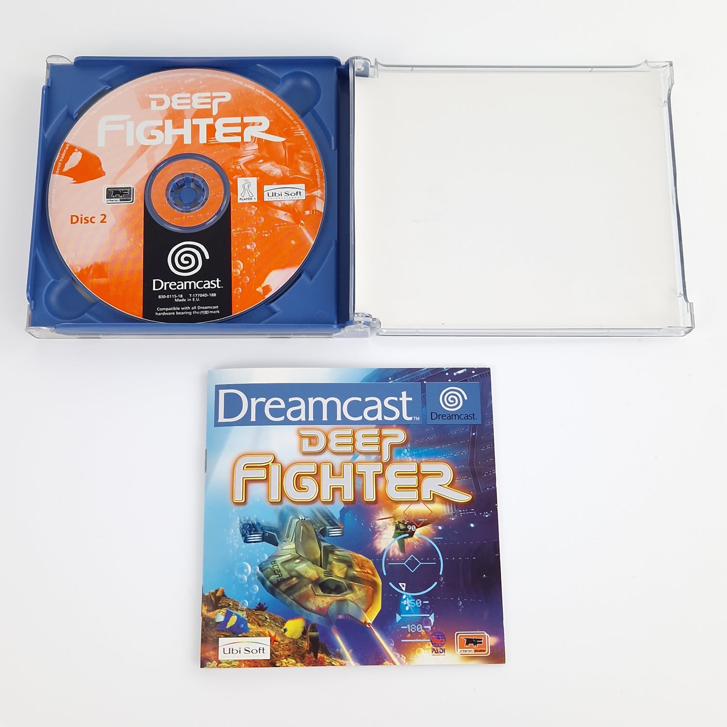 Sega Dreamcast Spiel : Deep Fighter - CD Anleitung OVP cib | DC PAL Game