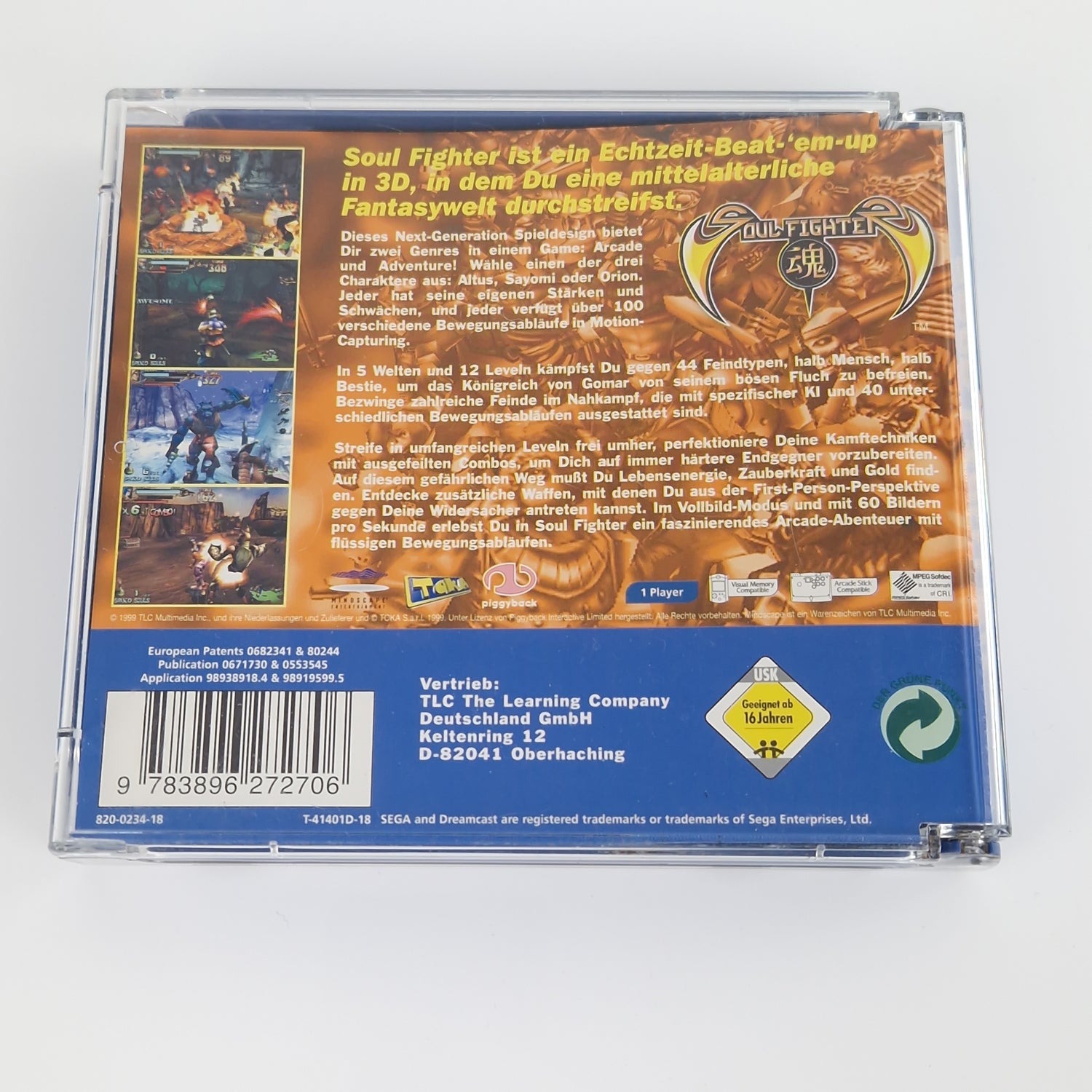 Sega Dreamcast Spiel : Soul Fighter - CD Anleitung OVP cib | DC PAL Game