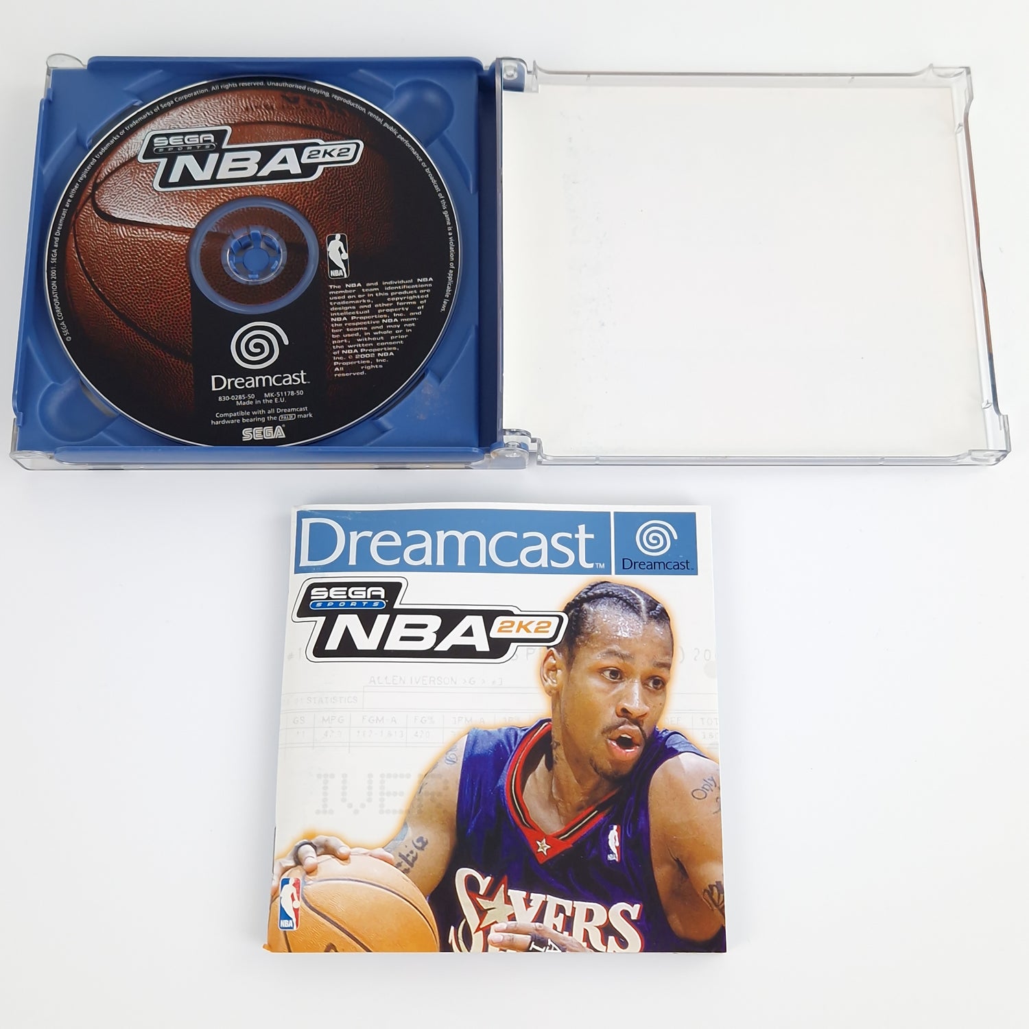 Sega Dreamcast Spiel : Sega Sports NBA 2K2  - CD Anleitung OVP cib | Basketball