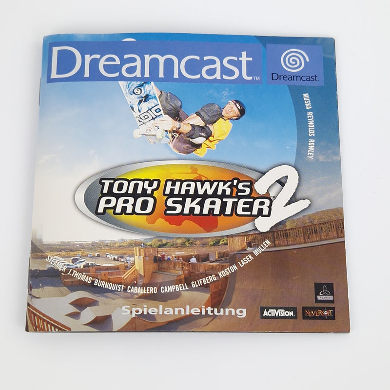 Sega Dreamcast Spiel : Tony Hawks Pro Skater 2 - CD Anleitung OVP cib | PAL DC