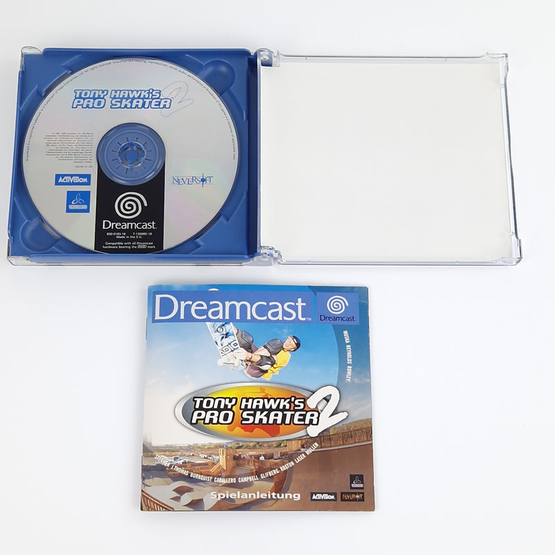 Sega Dreamcast Spiel : Tony Hawks Pro Skater 2 - CD Anleitung OVP cib | PAL DC