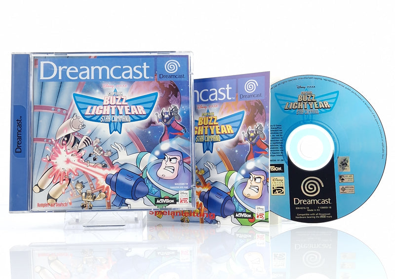 Sega Dreamcast Spiel : Captain Buzz Light Year Star Command - CD Anl OVP cib