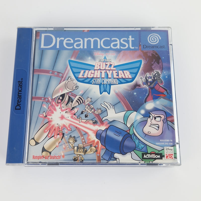 Sega Dreamcast Spiel : Captain Buzz Light Year Star Command - CD Anl OVP cib