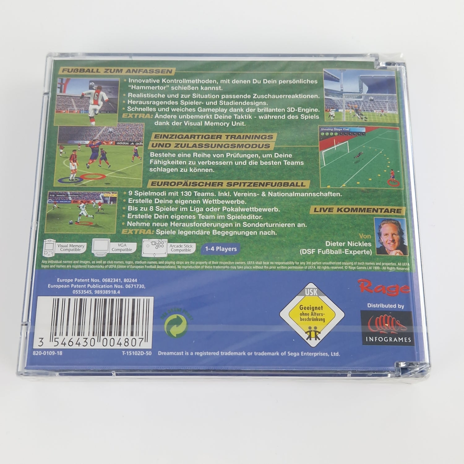 Sega Dreamcast Spiel : UEFA Striker - OVP NEU SEALED Brandneu | DC PAL Fußball