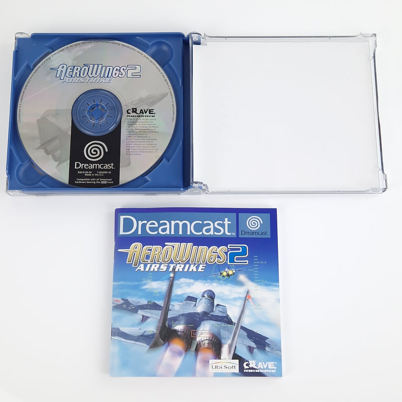 Sega Dreamcast Spiel : Aerowings 2 Airstrike - CD Anleitung OVP | PAL DC cib