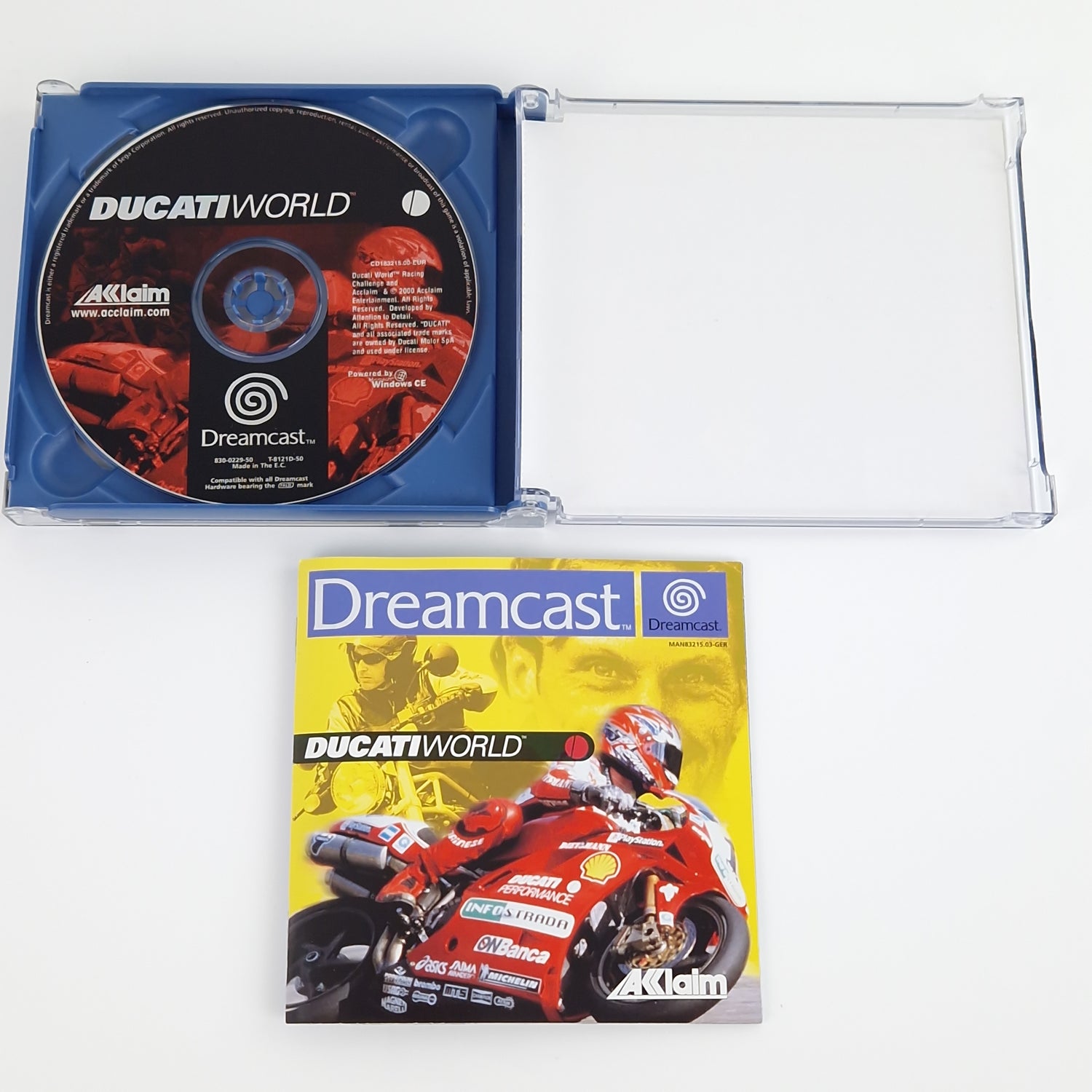 Sega Dreamcast Spiel : Ducati World - CD Anleitung OVP | PAL DC cib