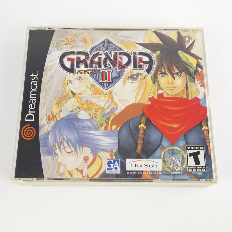 Sega Dreamcast Spiel : Grandia II 2 - CD Anleitung OVP | NTSC-U/C USA DC