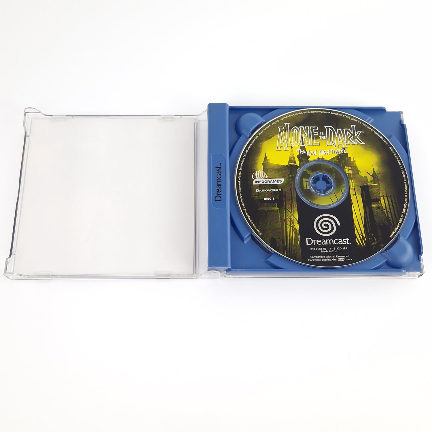 Sega Dreamcast Spiel : Alone in the Dark The new Nightmare - CD Anleitung OVP