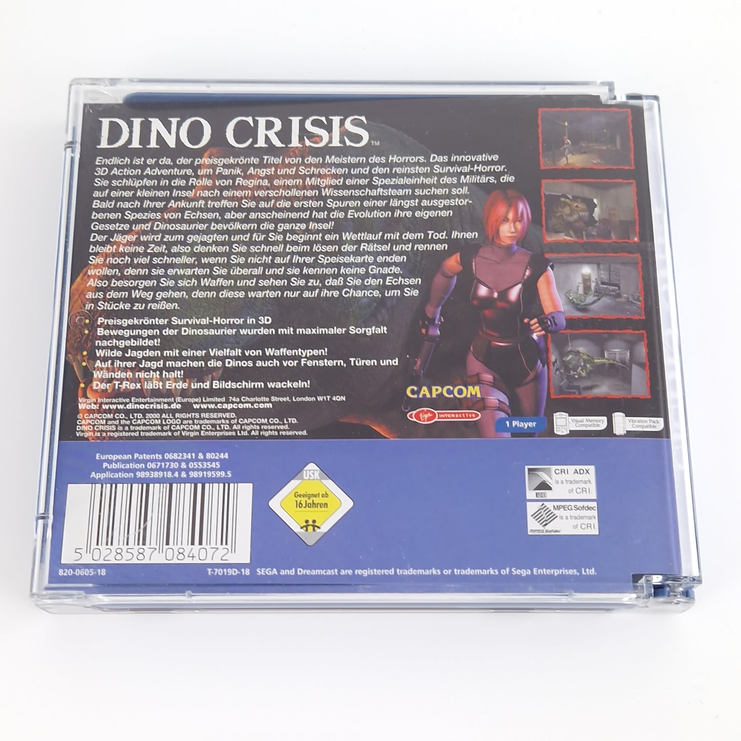 Sega Dreamcast Spiel : Dino Crisis - CD Anleitung OVP | PAL DC CIB Game Capcom