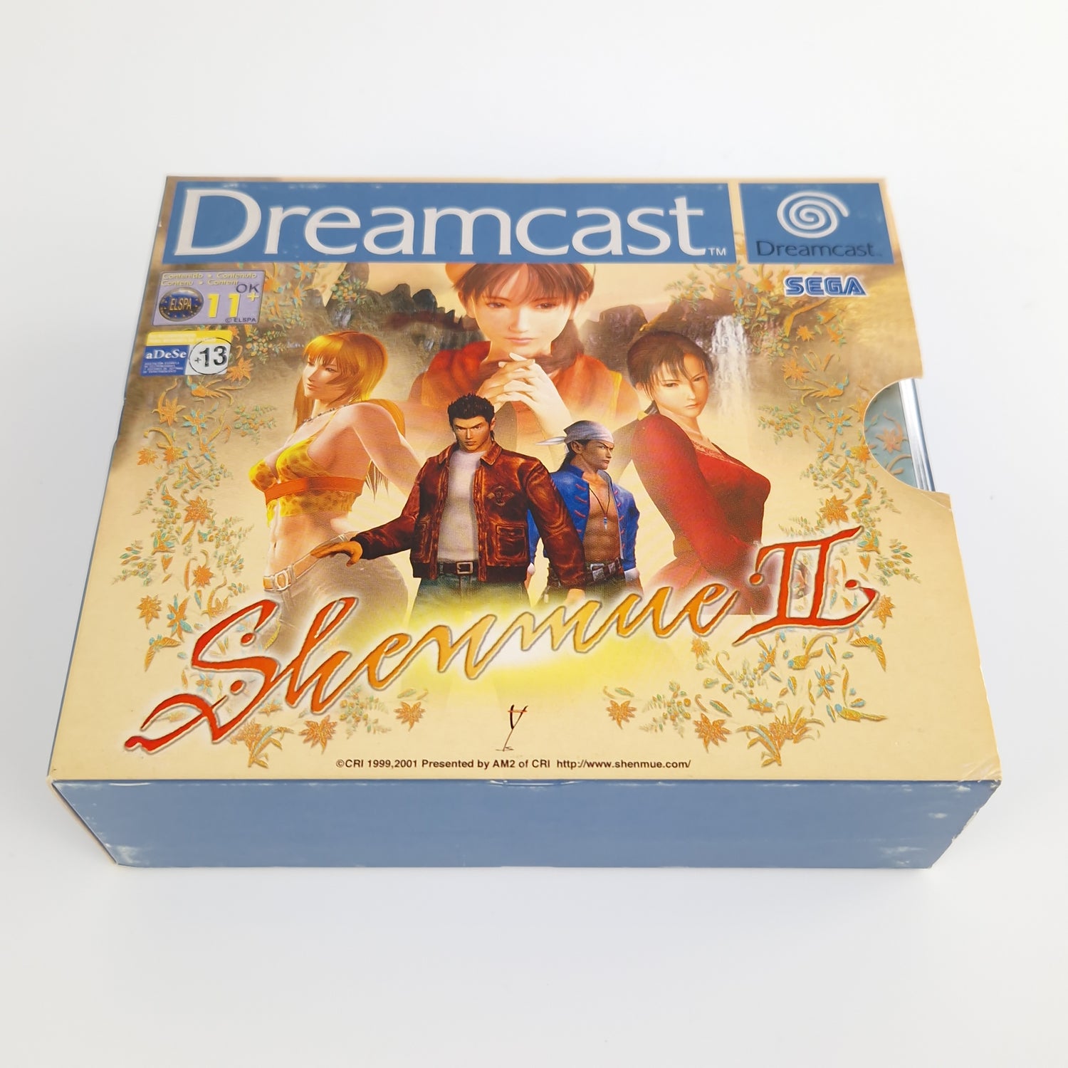 Sega Dreamcast Spiel : Shenmue II - CD Anleitung OVP | PAL DC CIB Game