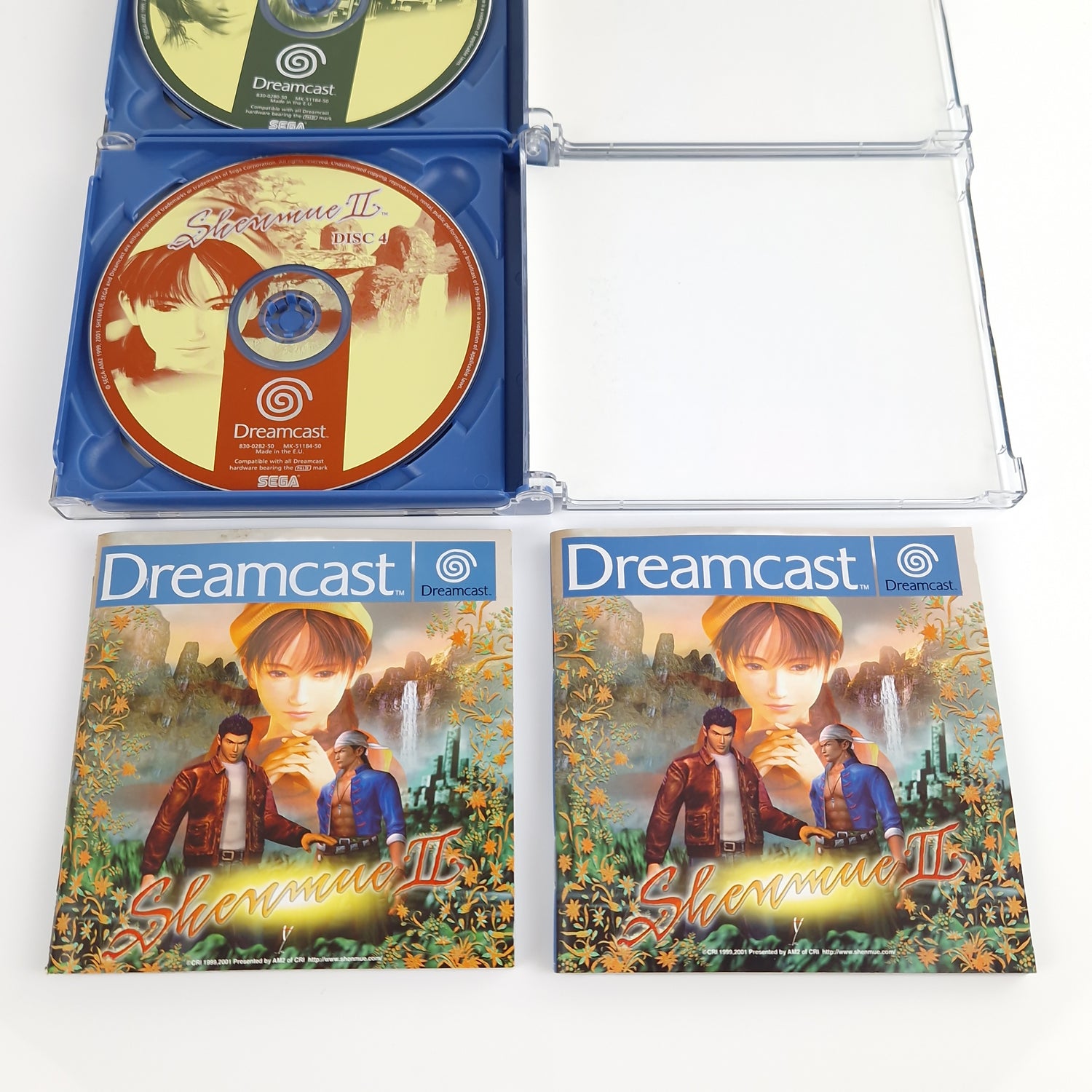 Sega Dreamcast Spiel : Shenmue II - CD Anleitung OVP | PAL DC CIB Game