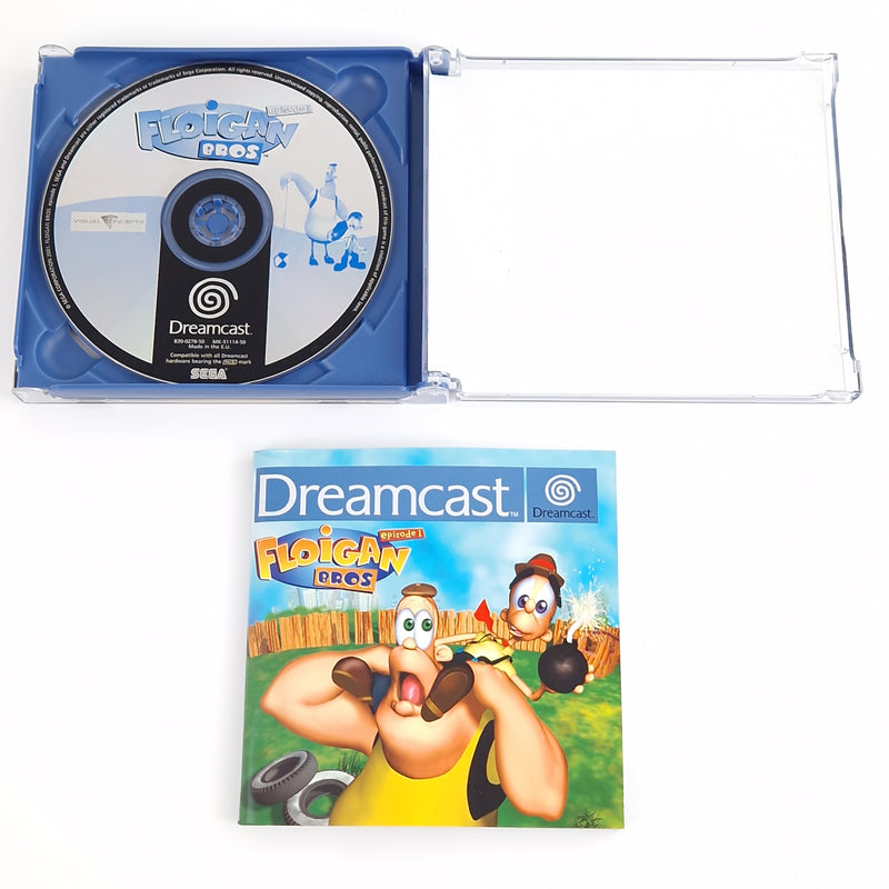 Sega Dreamcast Spiel : Floigan Brothers - CD Anleitung OVP | PAL DC CIB Game