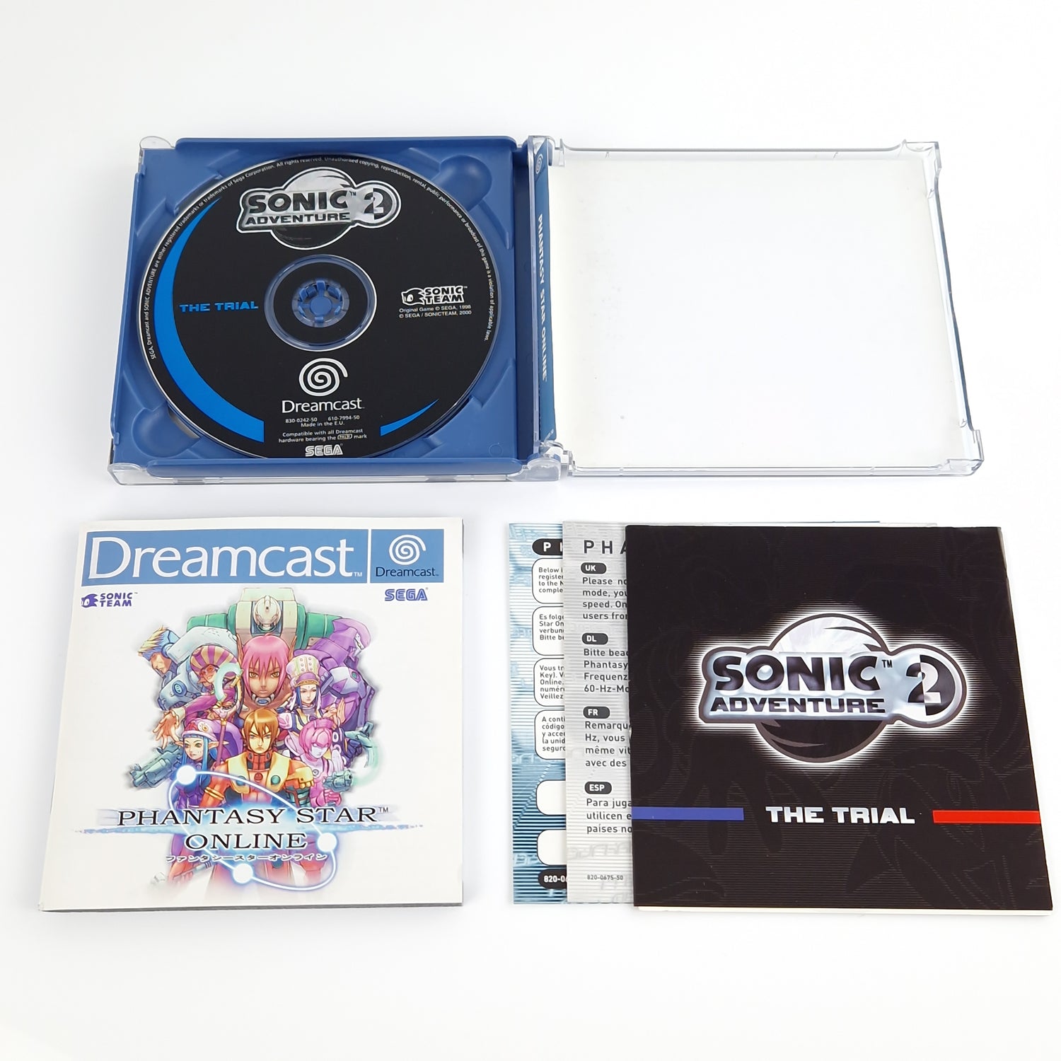 Sega Dreamcast Spiel : Phantasy Star Online - CD Anleitung OVP | PAL CIB