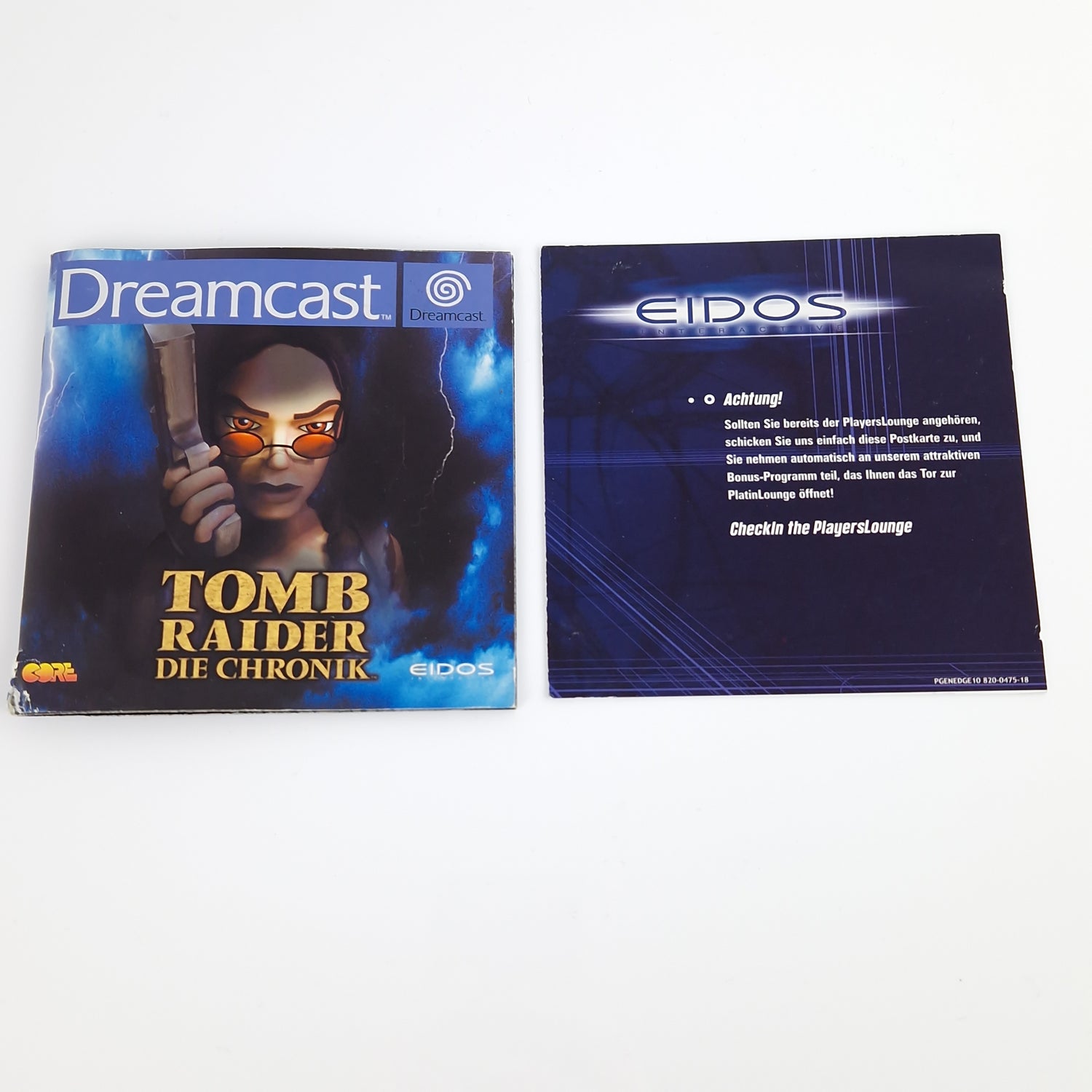 Sega Dreamcast Spiele : Tomb Raider IV & Tomb Raider die Chronik als Bundle