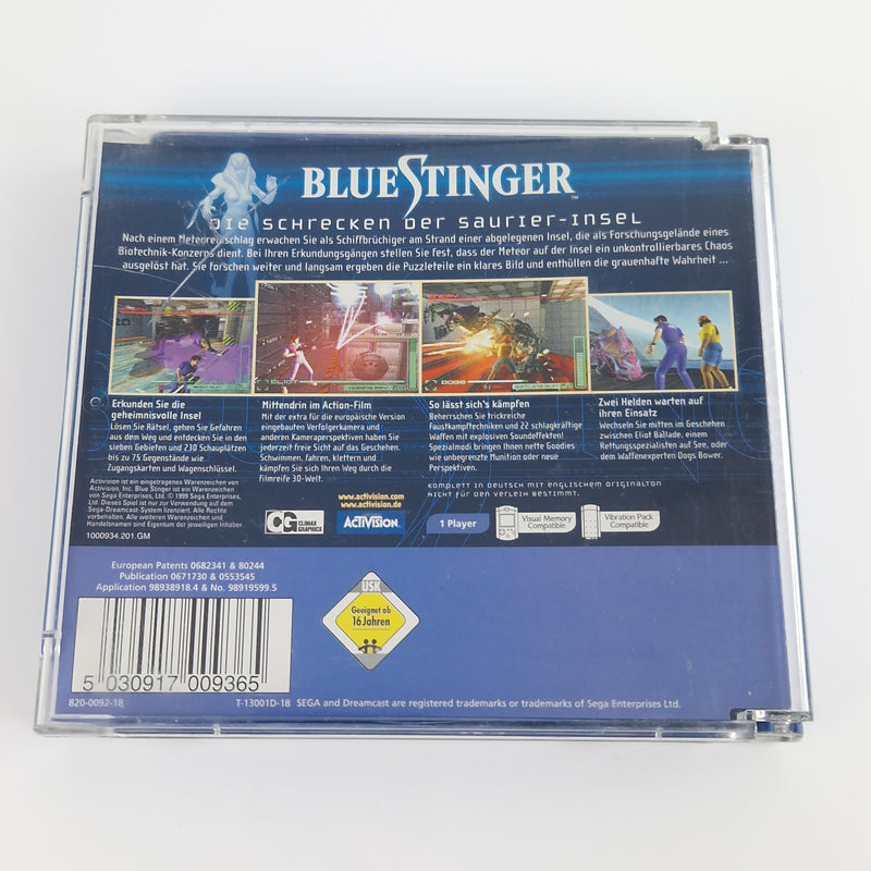 Sega Dreamcast Spiel : Blue Stinger - CD Anleitung OVP | PAL DC CIB Game