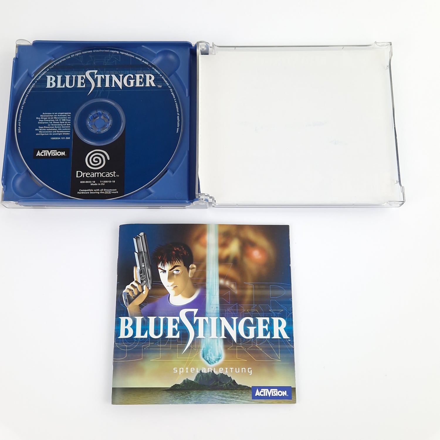 Sega Dreamcast Spiel : Blue Stinger - CD Anleitung OVP | PAL DC CIB Game