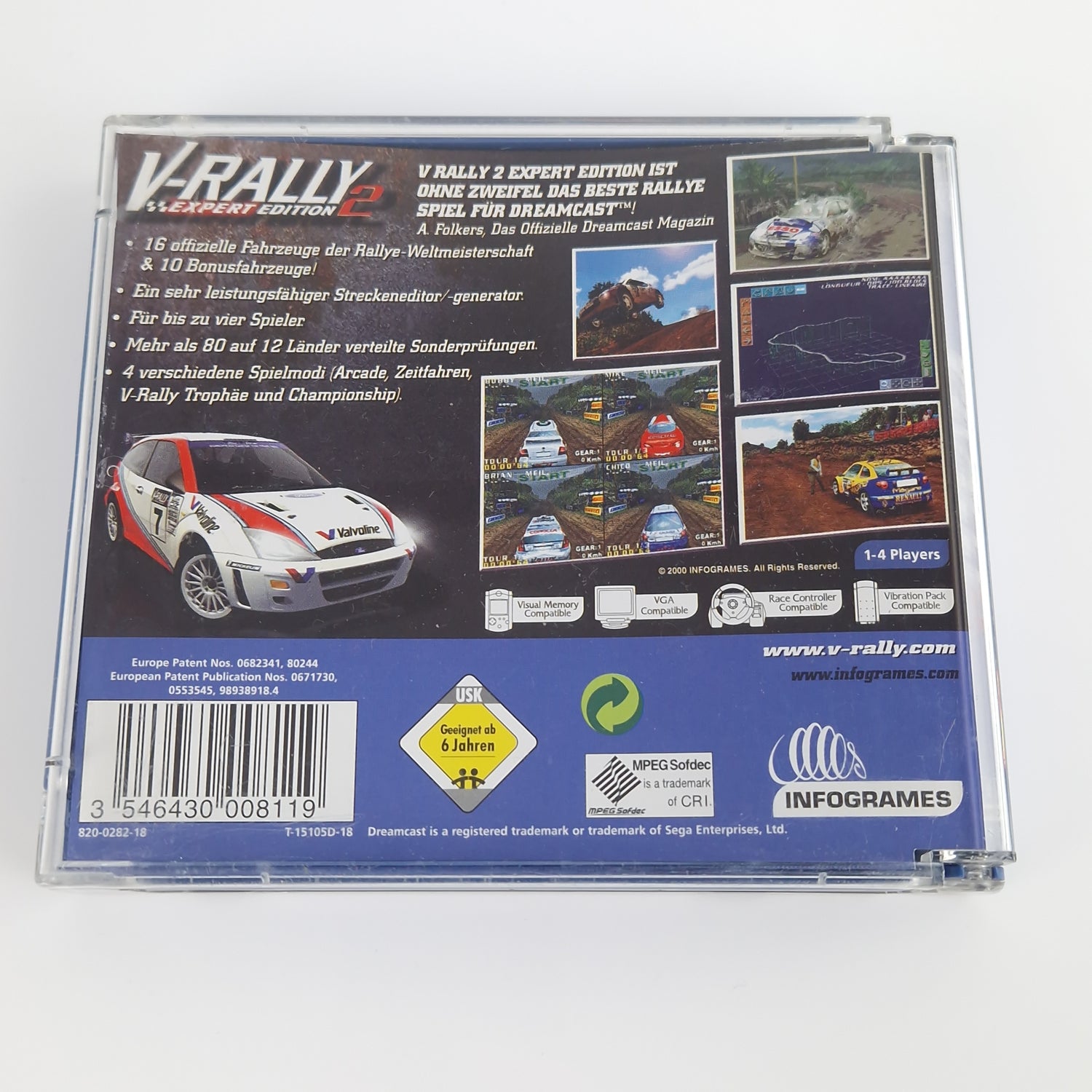 Sega Dreamcast Spiel : V-Rally 2 Expert Edition - CD Anleitung OVP | PAL DC CIB