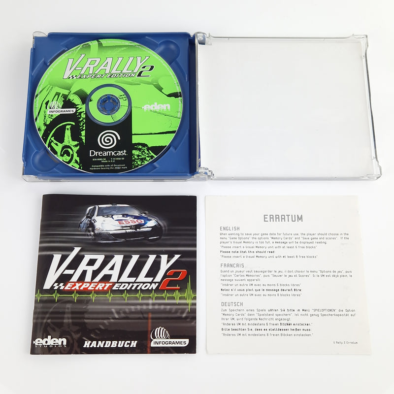 Sega Dreamcast Spiel : V-Rally 2 Expert Edition - CD Anleitung OVP | PAL DC CIB