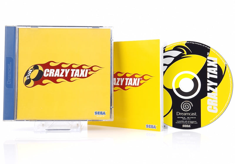 Sega Dreamcast Spiel : Crazy Taxi - CD Anleitung OVP | PAL DC CIB Game