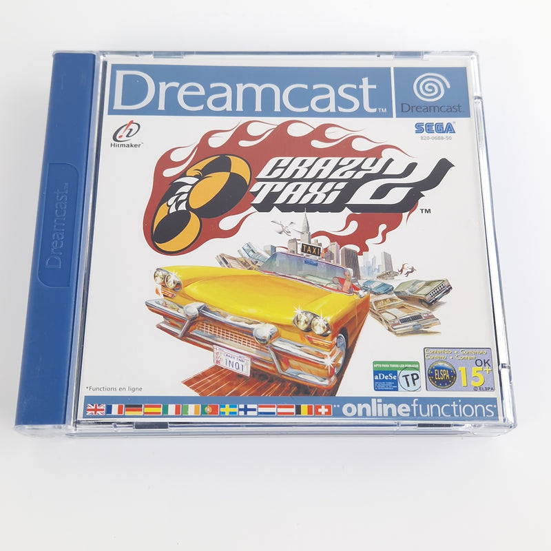 Sega Dreamcast Spiel : Crazy Taxi 2 - CD Anleitung OVP | PAL DC CIB Game