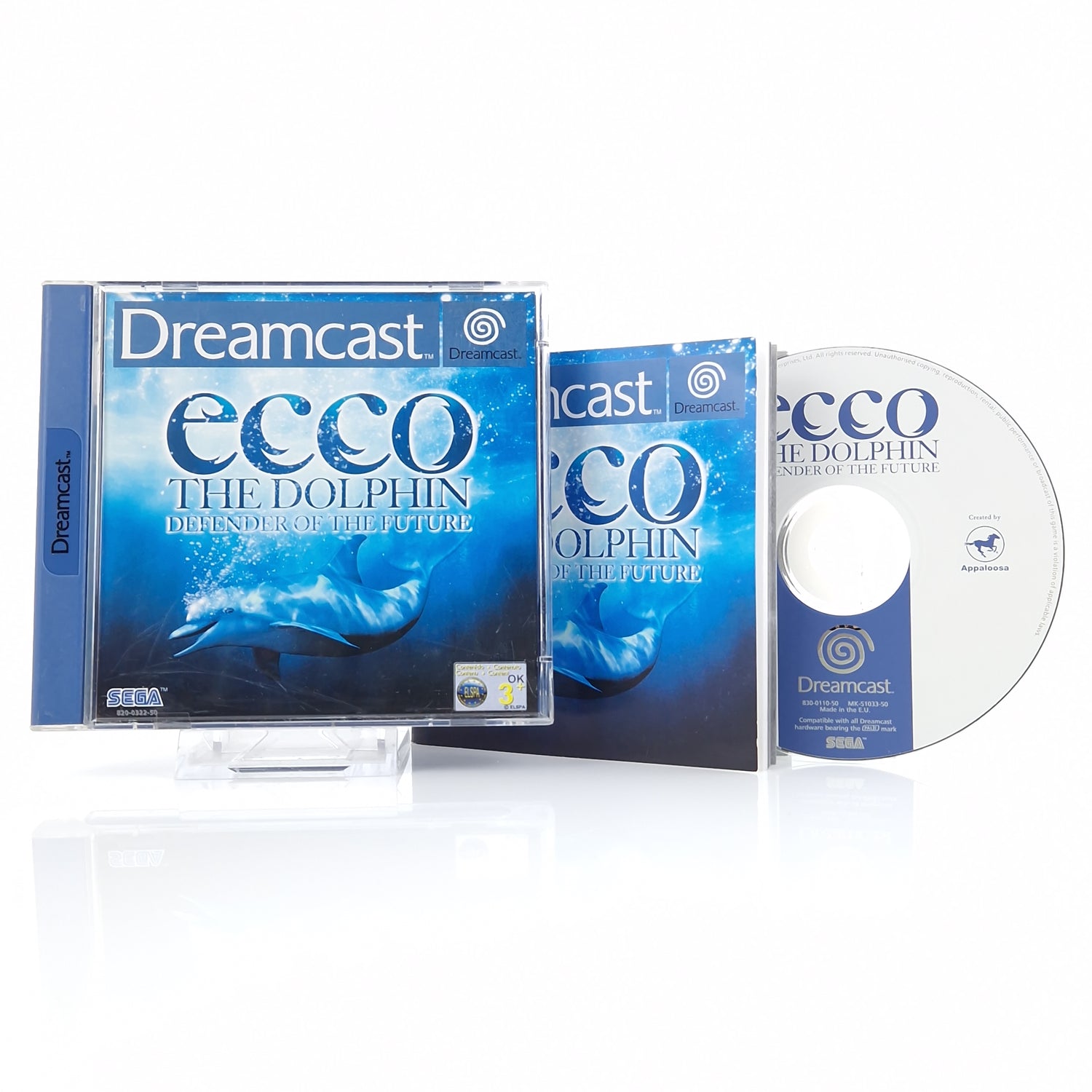 Sega Dreamcast Spiel : Ecco The Dolphin - CD Anleitung OVP | PAL DC CIB Game