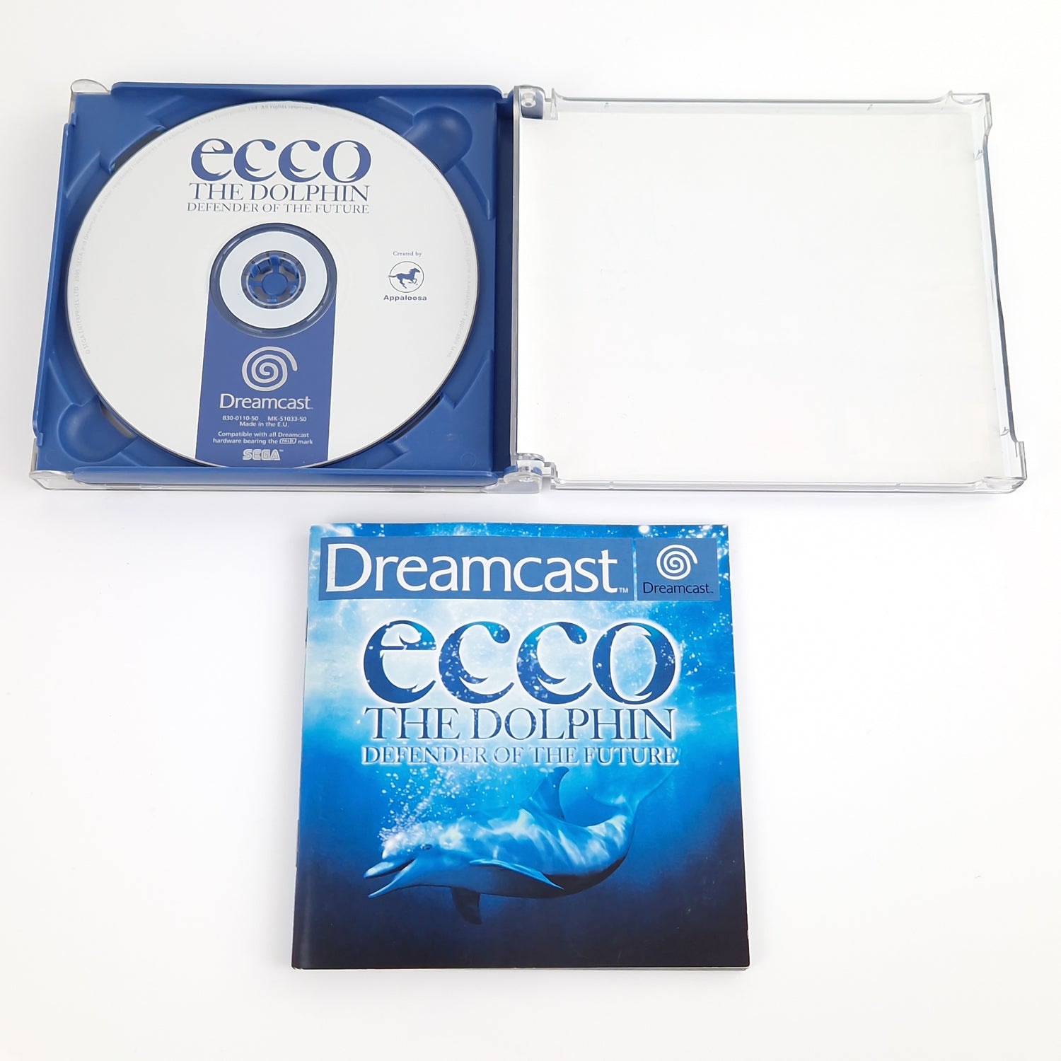 Sega Dreamcast Spiel : Ecco The Dolphin - CD Anleitung OVP | PAL DC CIB Game