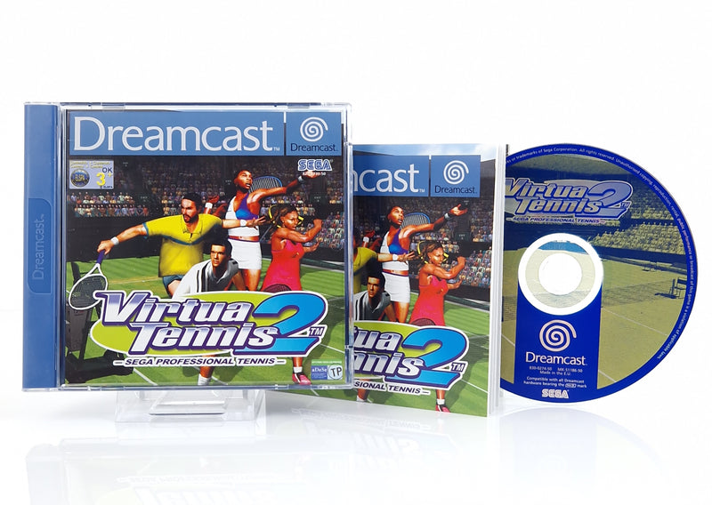 Sega Dreamcast Spiel : Virtua Tennis 2 - CD Anleitung OVP | PAL DC CIB Game