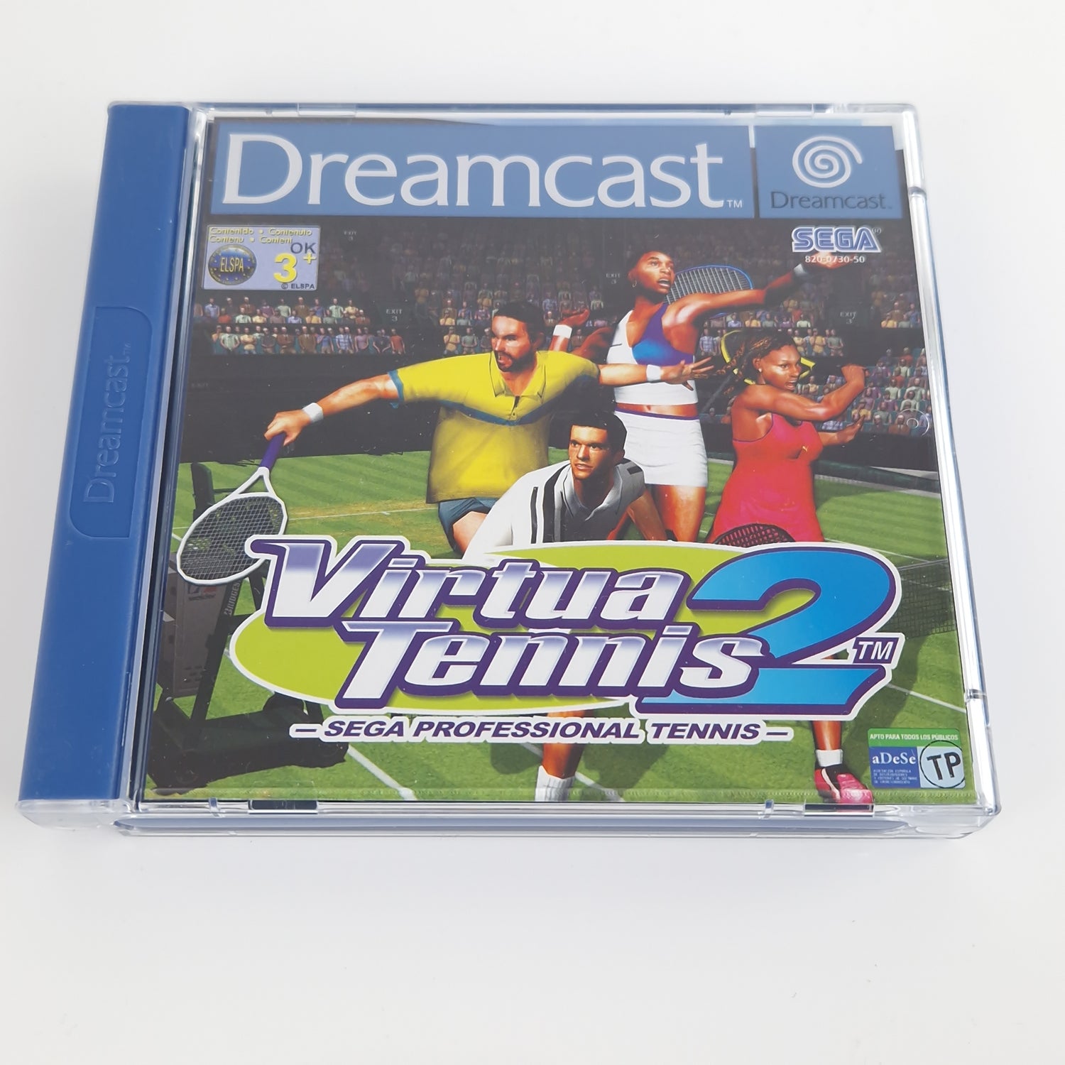 Sega Dreamcast Spiel : Virtua Tennis 2 - CD Anleitung OVP | PAL DC CIB Game