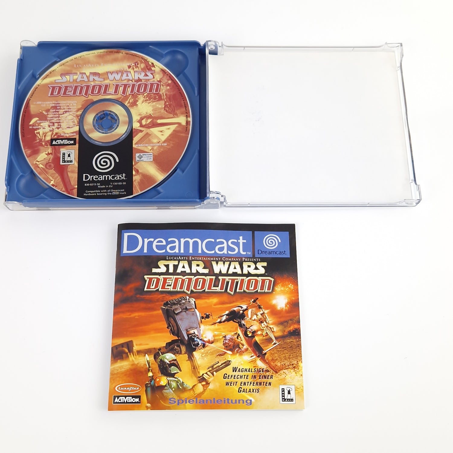 Sega Dreamcast Spiel : Star Wars Demolition - CD Anleitung OVP | PAL DC CIB Game