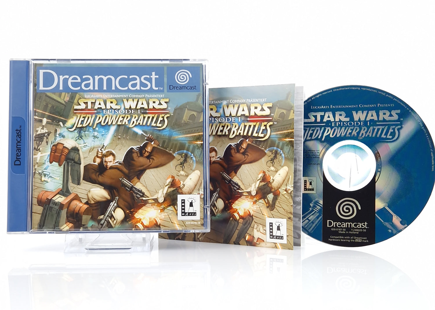 Sega Dreamcast Spiel : Star Wars Episode I Jedi Power Battles - CD Anleitung OVP