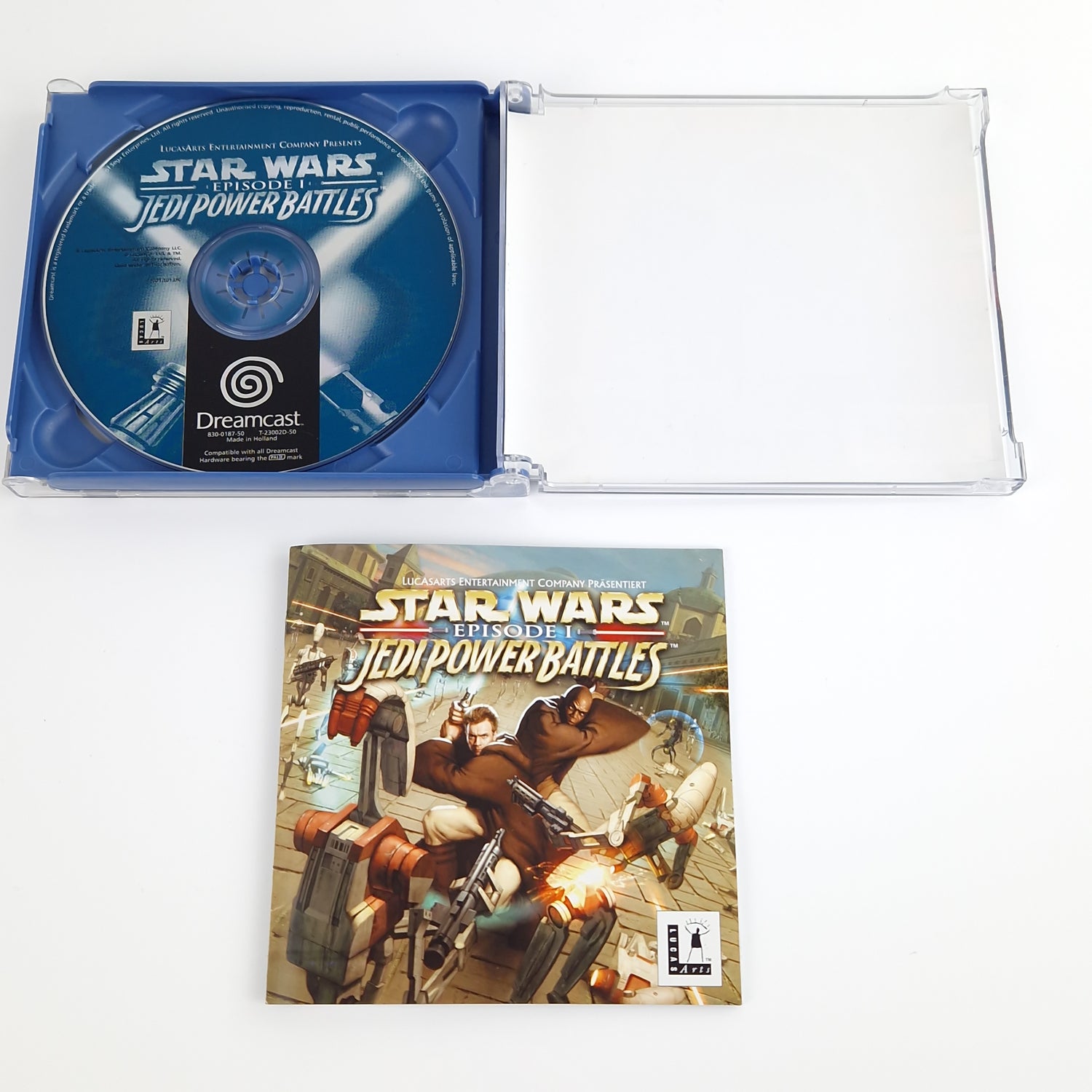 Sega Dreamcast Spiel : Star Wars Episode I Jedi Power Battles - CD Anleitung OVP