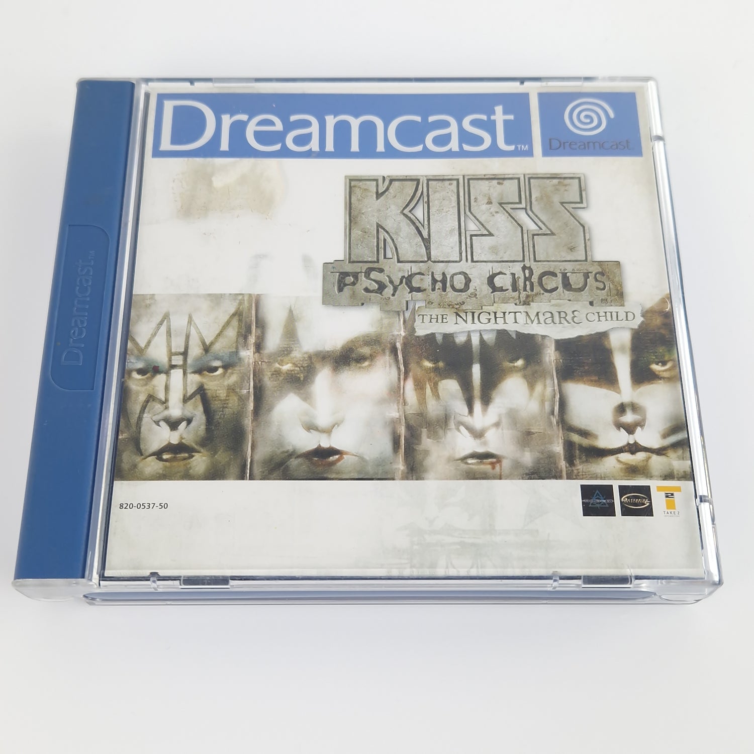 Sega Dreamcast Spiel : Kiss Psycho Circus The Nightmare Child - CD Anleitung OVP