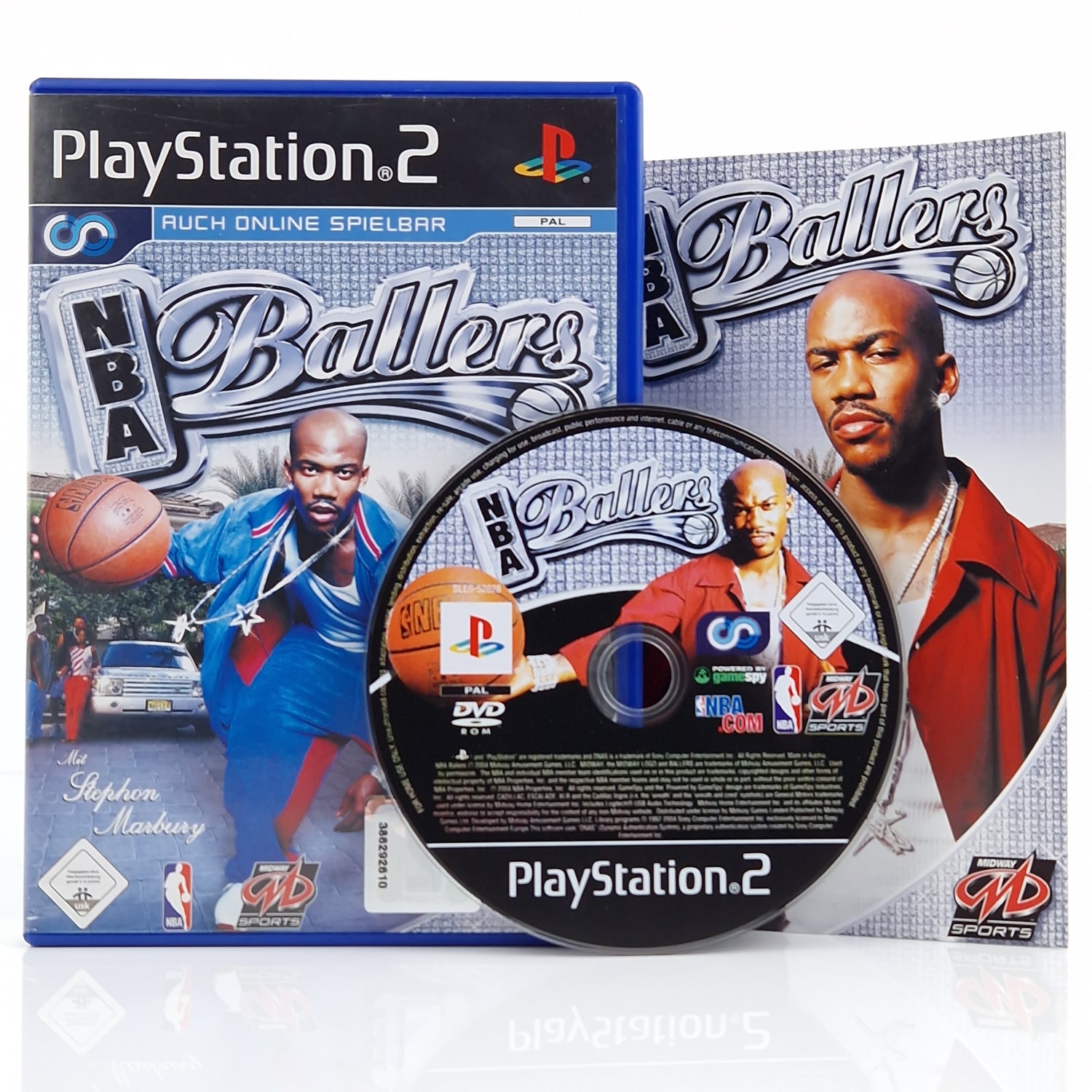 Sony Playstation 2 Spiel : NBA Ballers Basketball - CD Anleitung OVP | PAL PS2