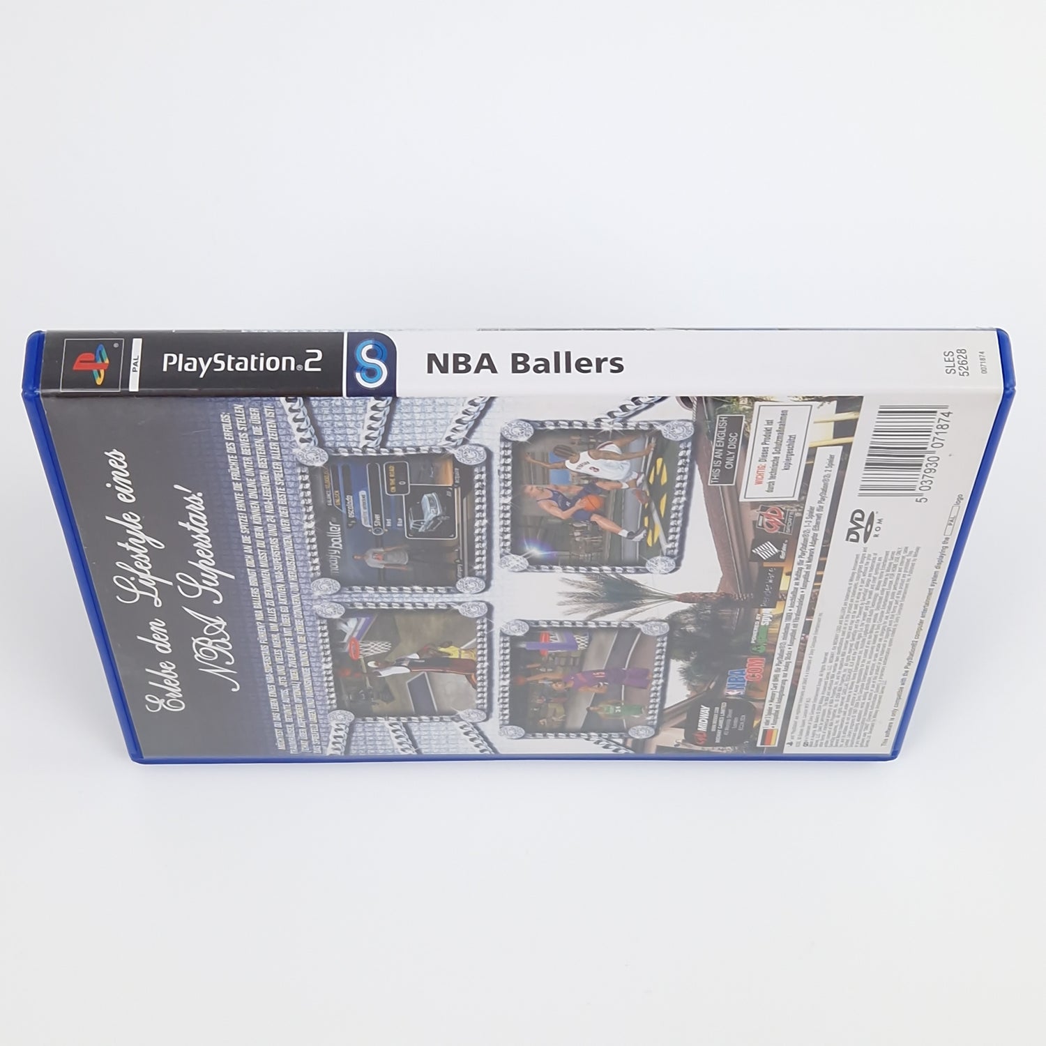 Sony Playstation 2 Spiel : NBA Ballers Basketball - CD Anleitung OVP | PAL PS2