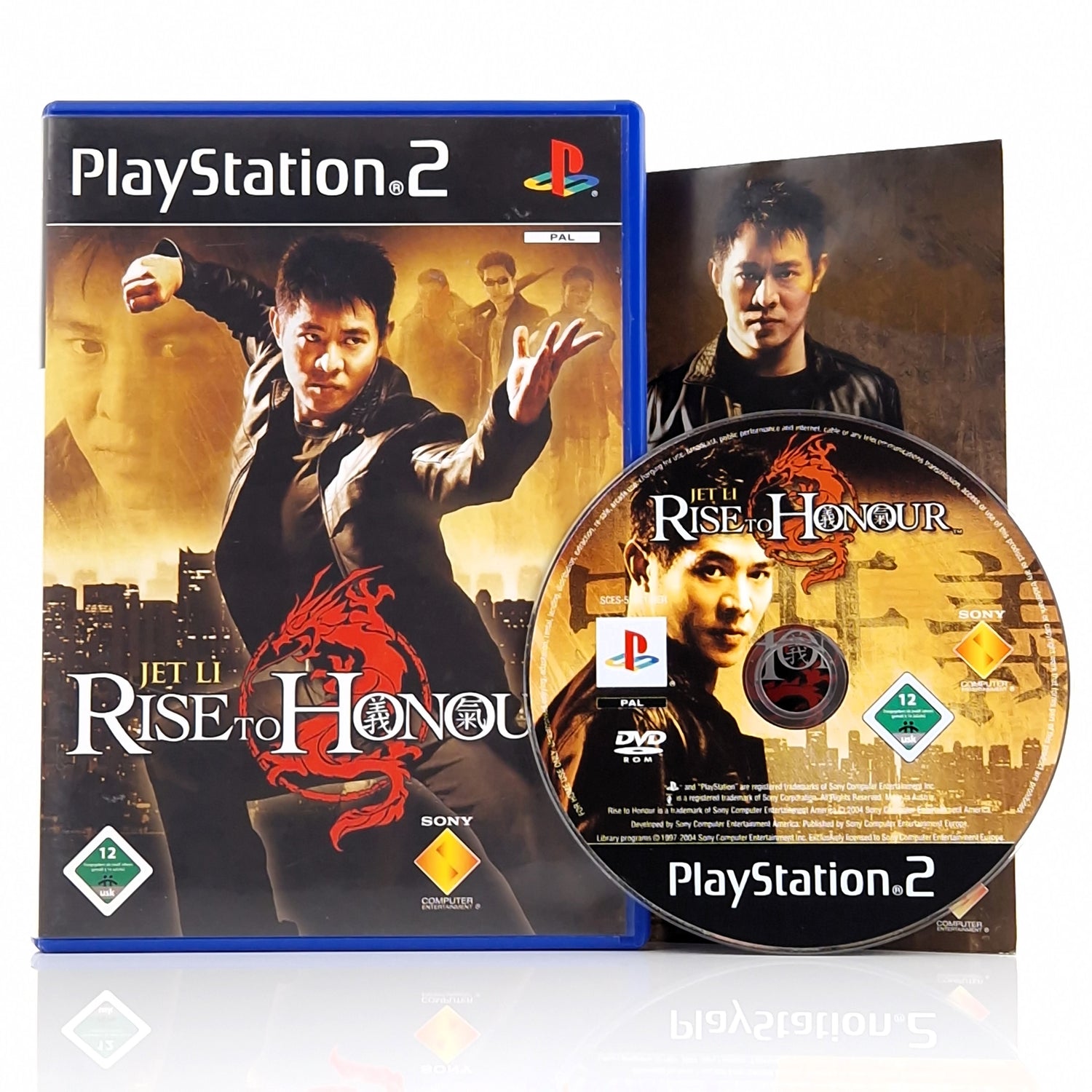 Sony Playstation 2 Spiel : Jet Li Rise to Honour - CD Anl OVP | PS2 cib Game PAL