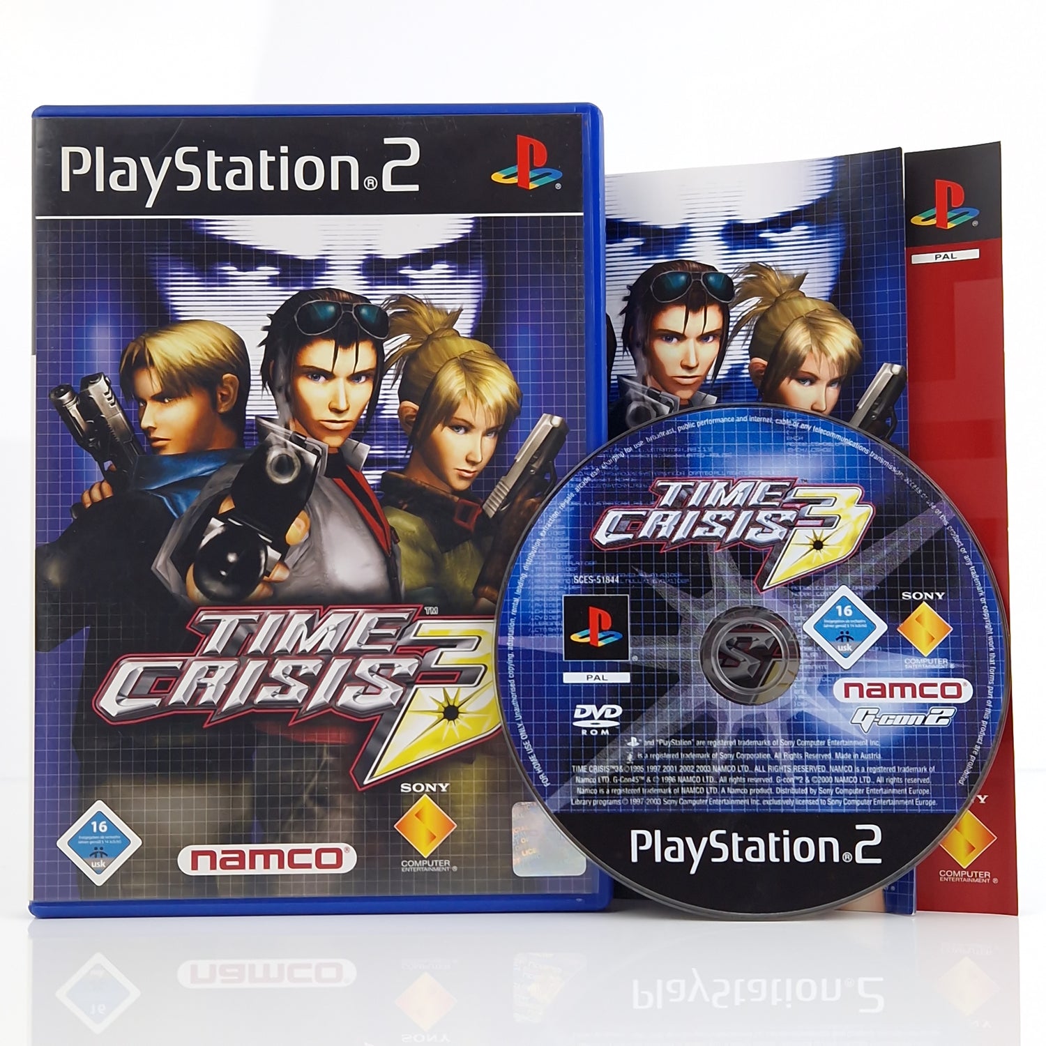 Sony Playstation 2 Spiel : Time Crisis 3 - CD Anleitung OVP | PS2 cib Game PAL