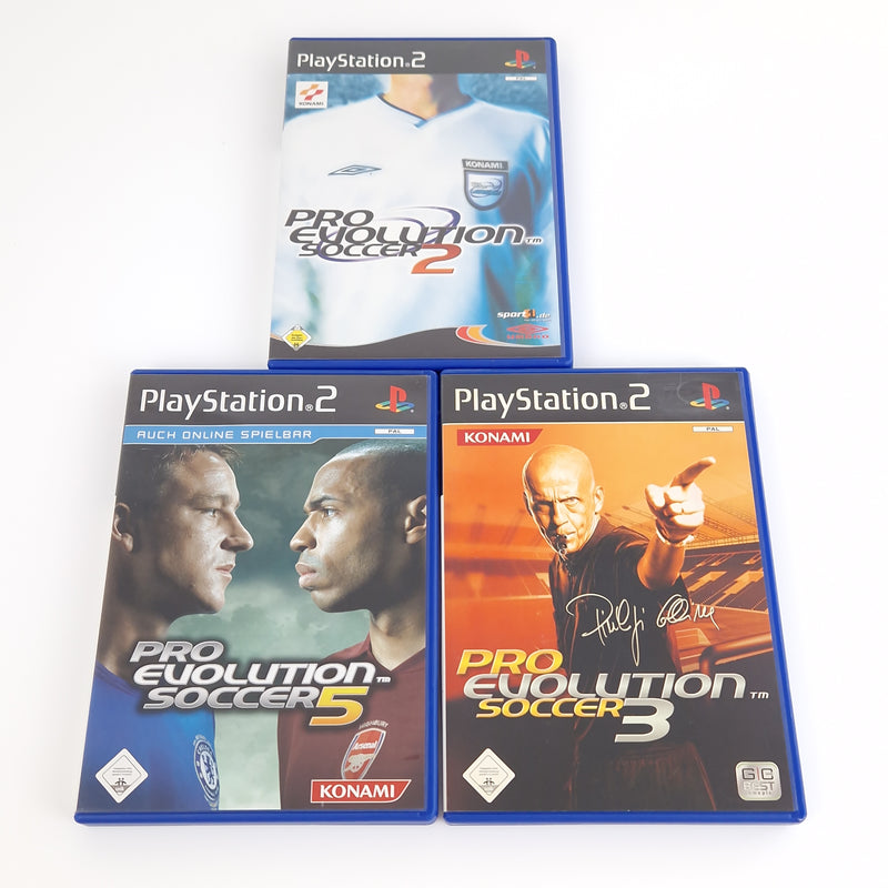 Sony Playstation 2 Spiele : Pro Evolution Soccer 3 Spiele als Bundle + Memory C