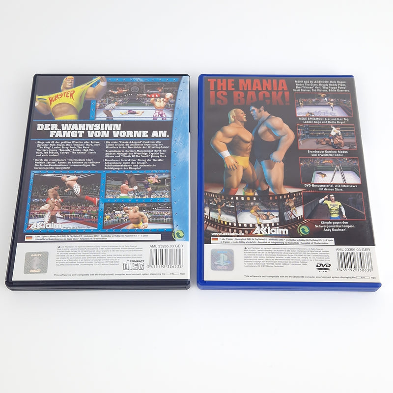 Sony Playstation 2 Spiele : Legends of Wrestling 2 Spiele im Bundle - PS2 OVP